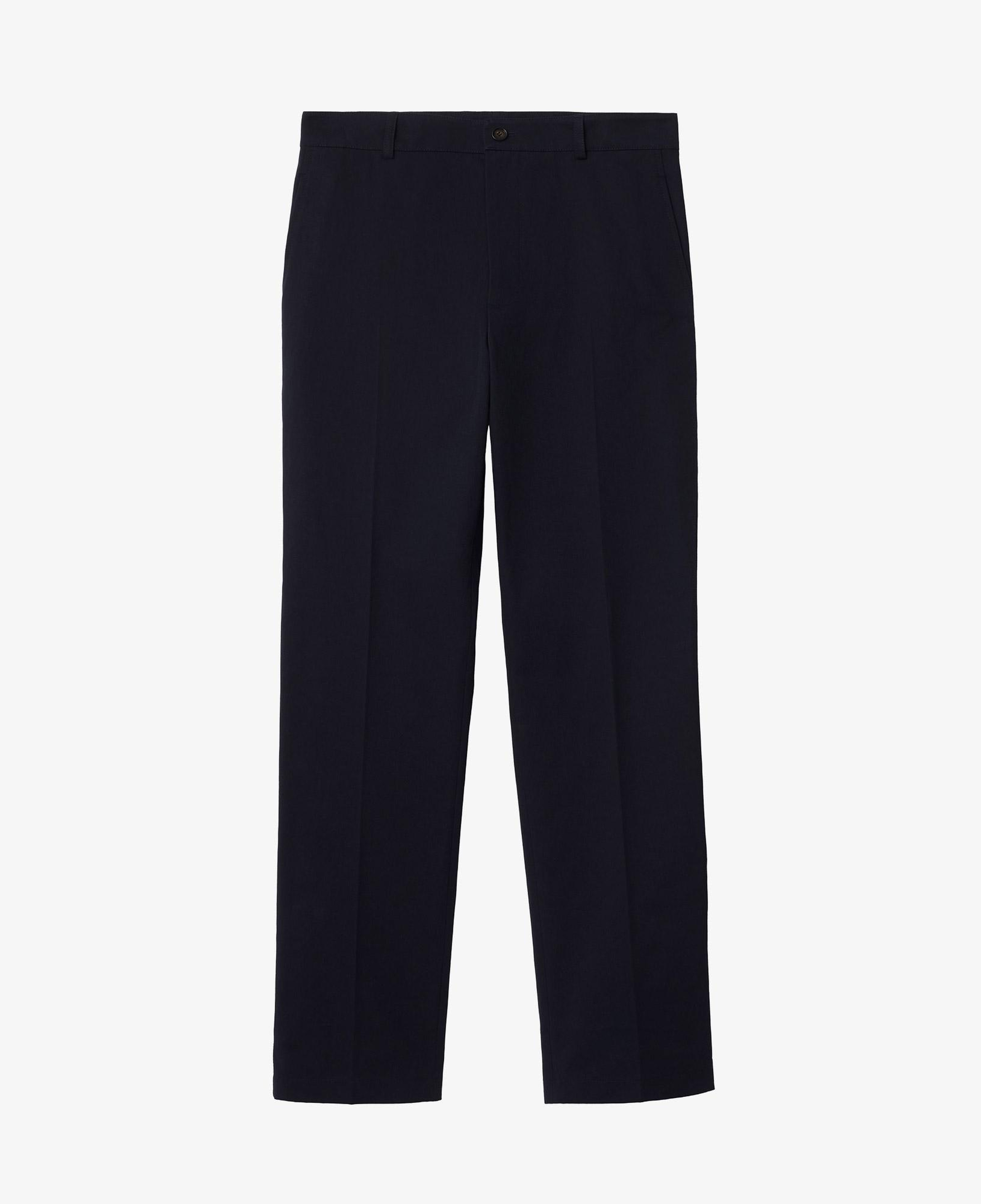 Burberry Cotton Twill Chinos Erkek Lacivert Pantolon