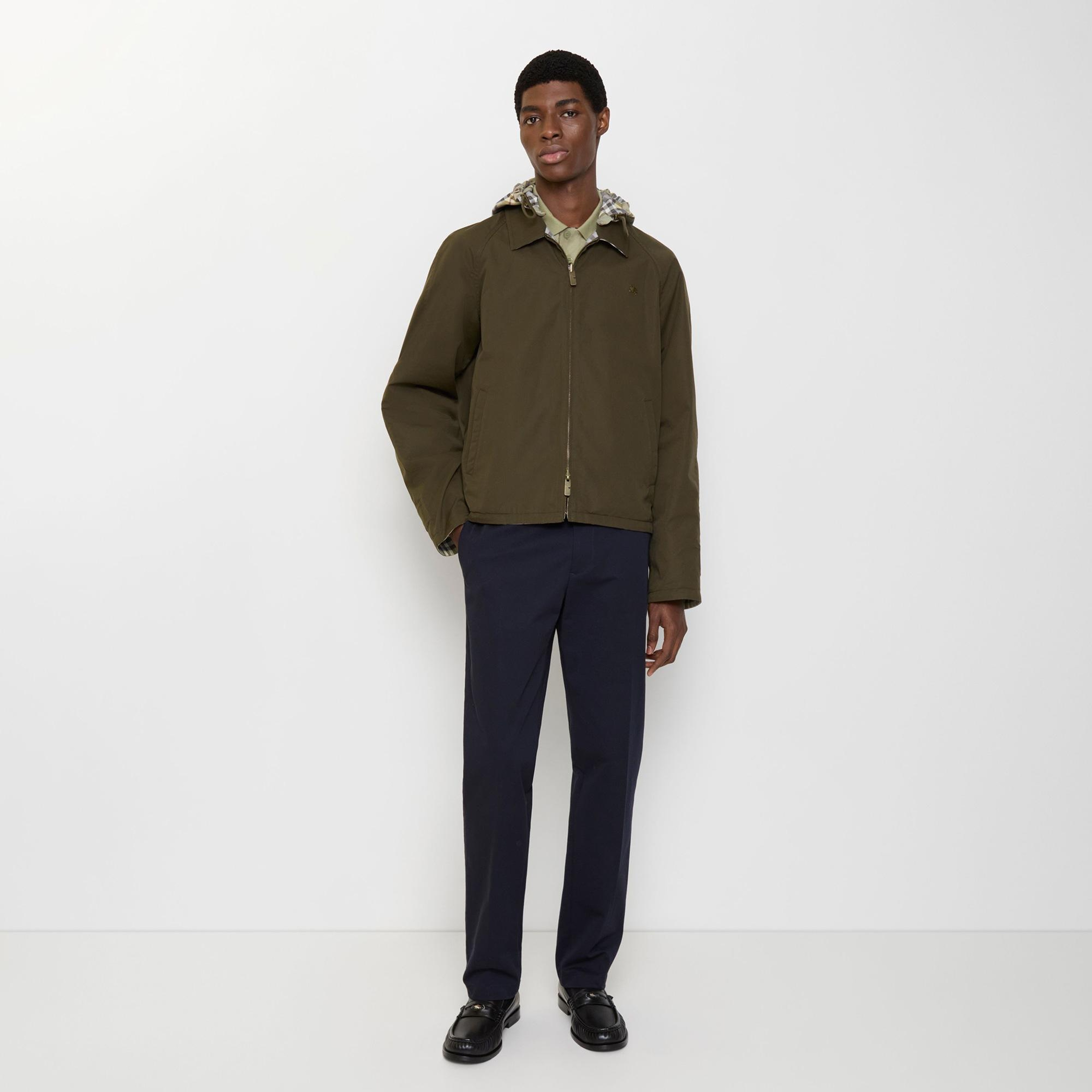 Burberry Cotton Twill Chinos Erkek Lacivert Pantolon