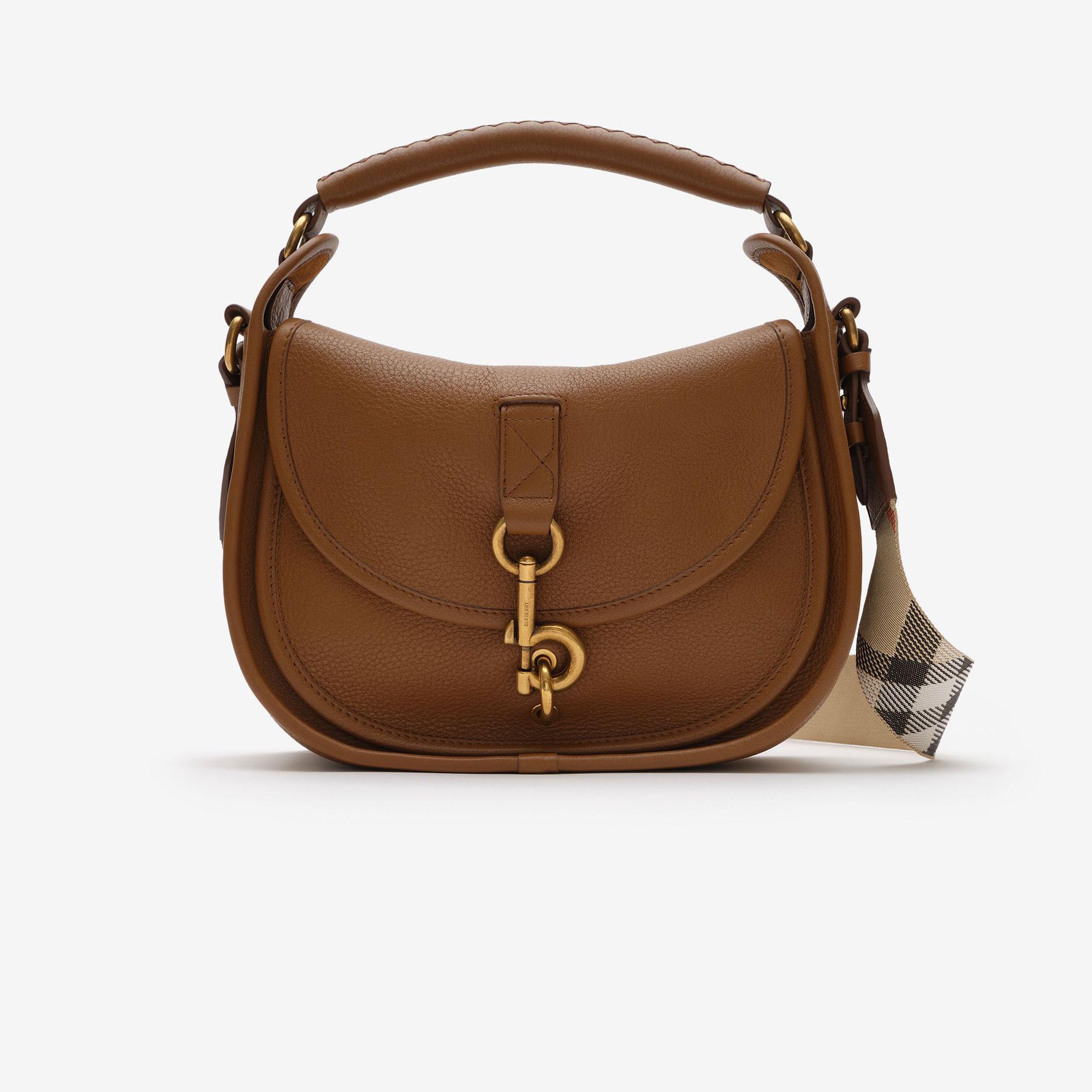 Burberry Small B Clip Messenger Kadın Kahverengi El Çantası