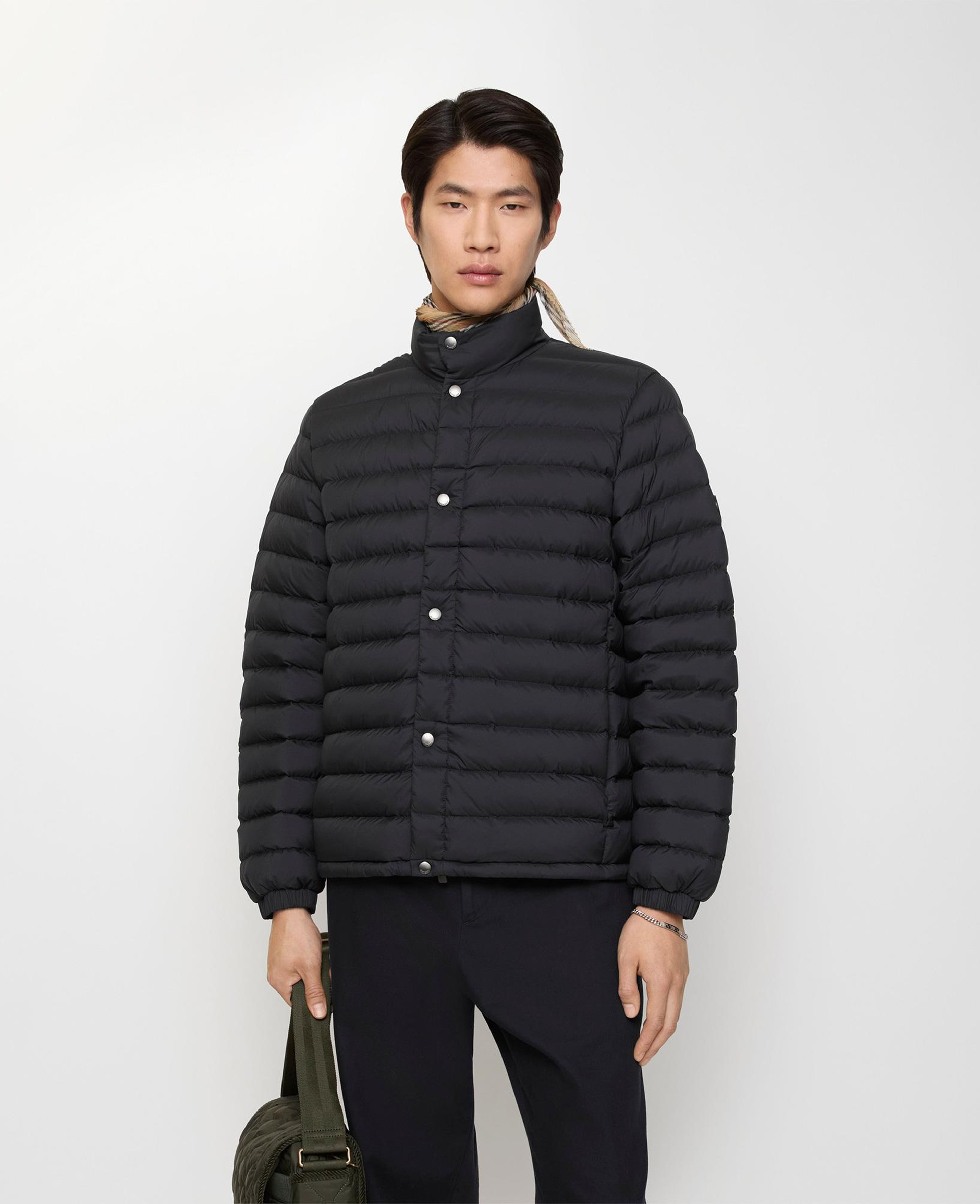 Burberry Nylon Puffer Erkek Siyah Mont