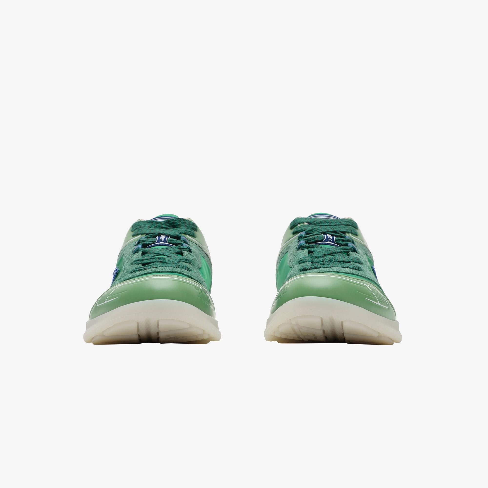 Burberry Matrix Sport Erkek Yeşil Sneaker