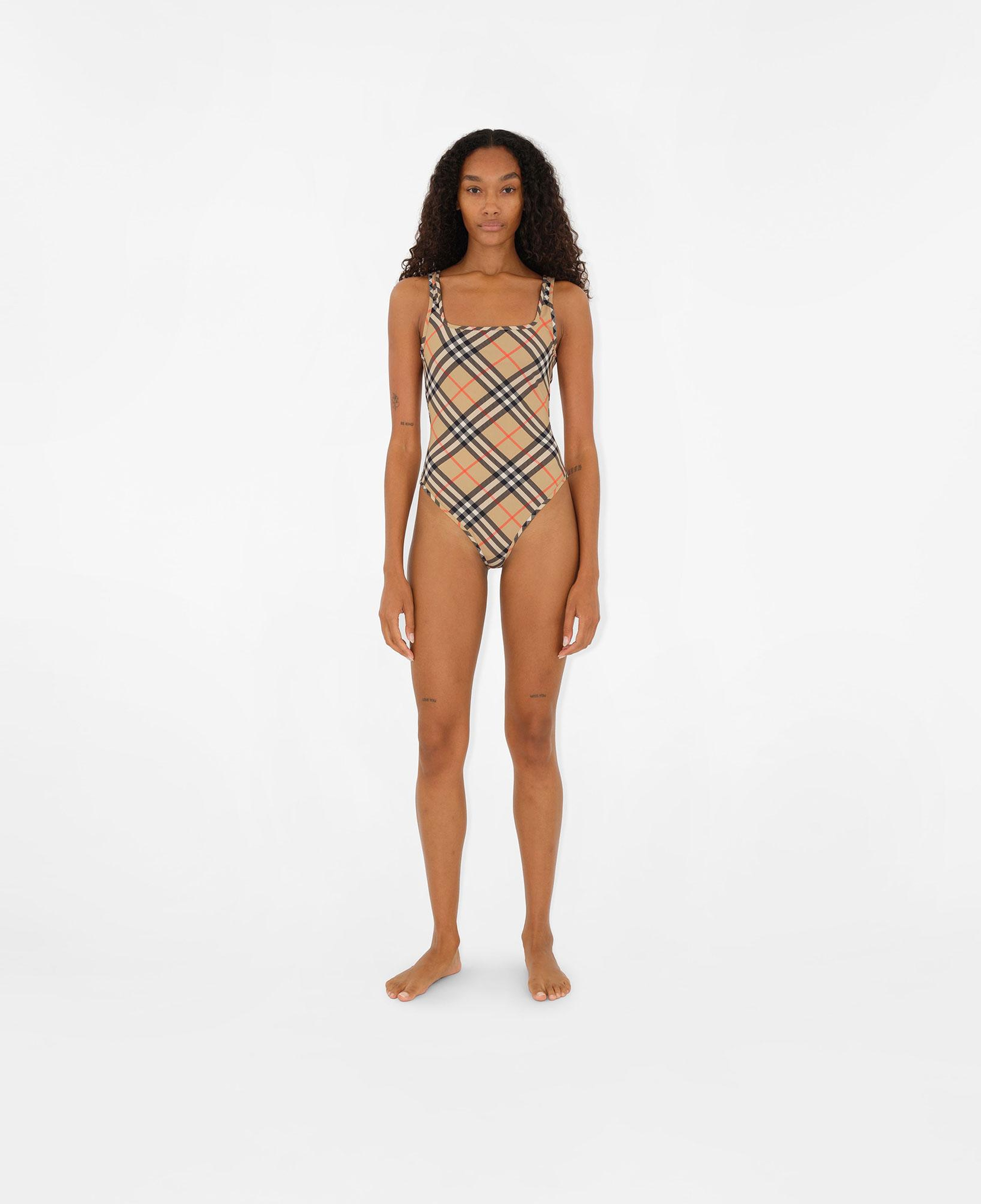 Burberry Check Kadın Bej Mayo
