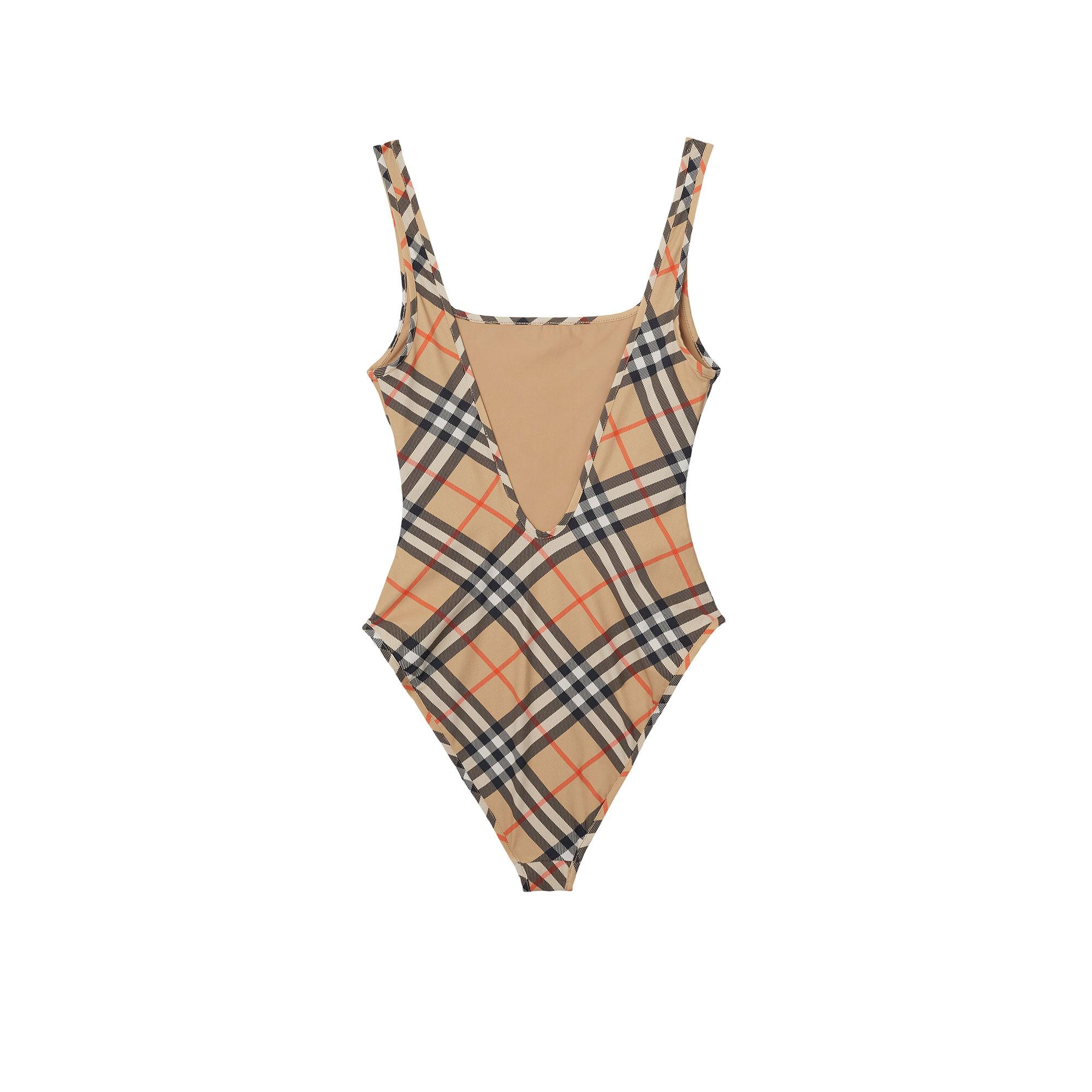 Burberry Check Kadın Bej Mayo