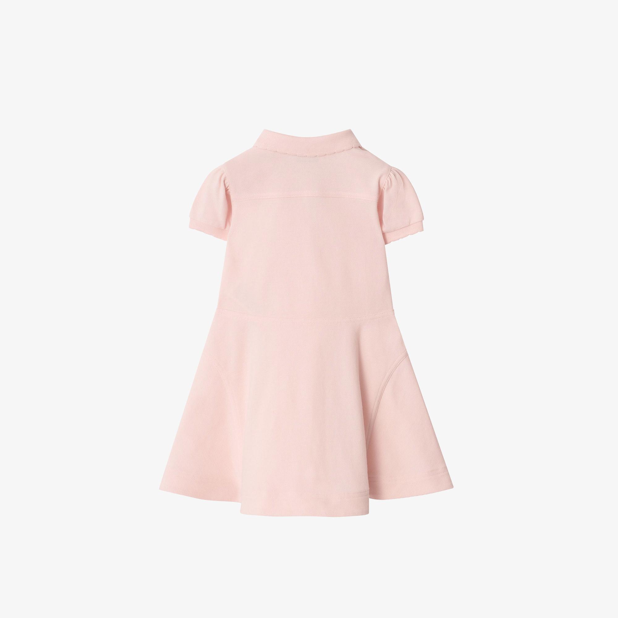 Burberry Cotton Çocuk Pembe Elbise