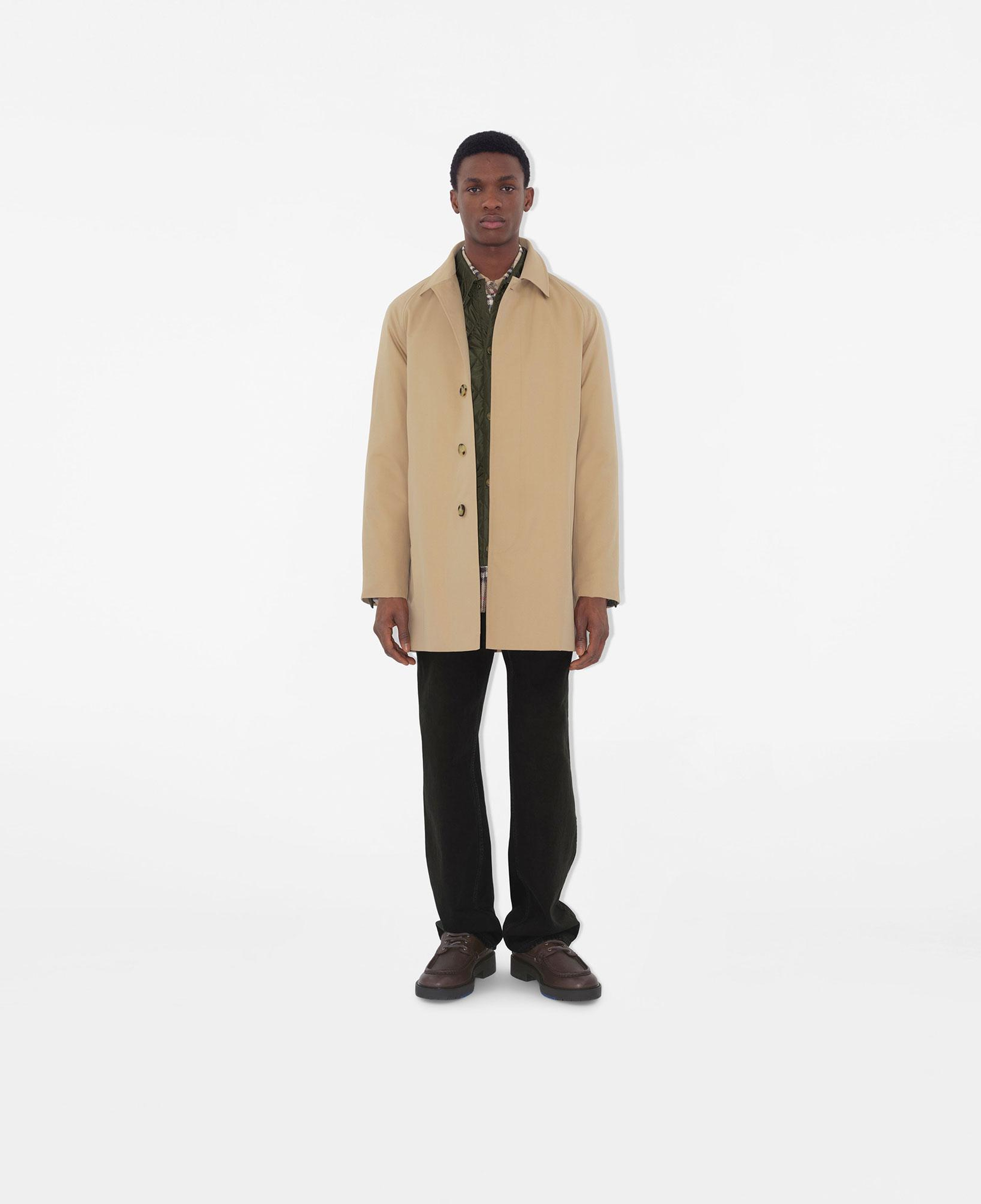 Burberry Short Camden Heritage Car Erkek Bej Pardesü