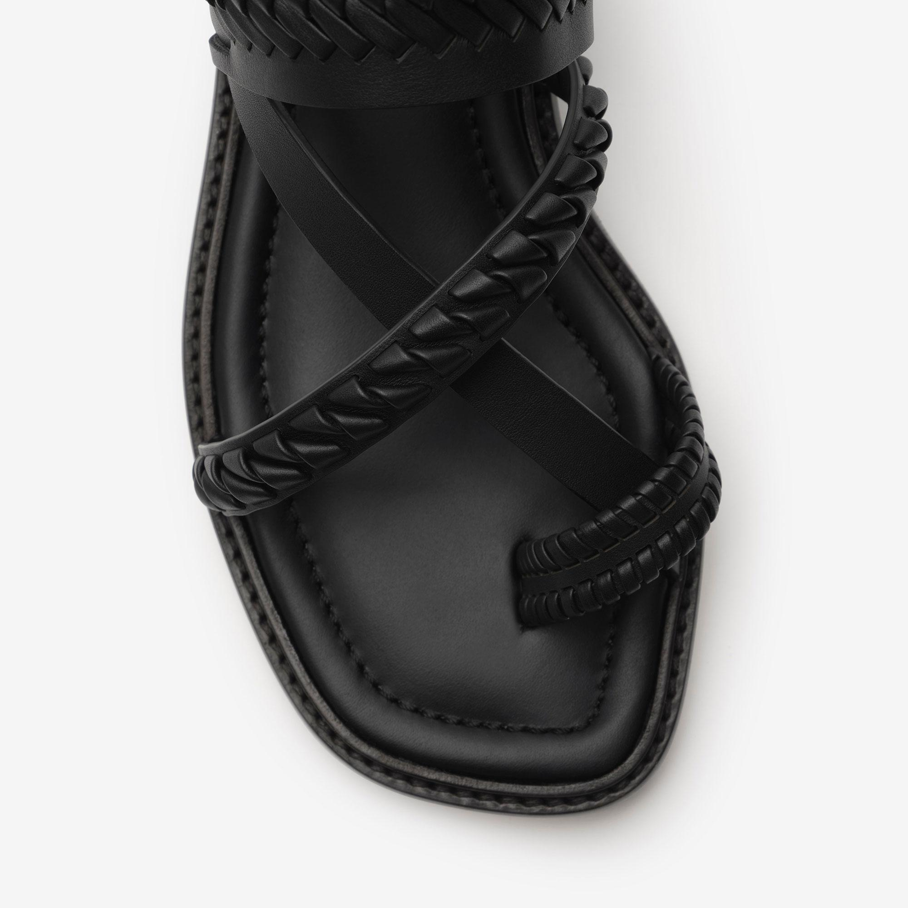 Burberry Kadın Siyah Sandalet