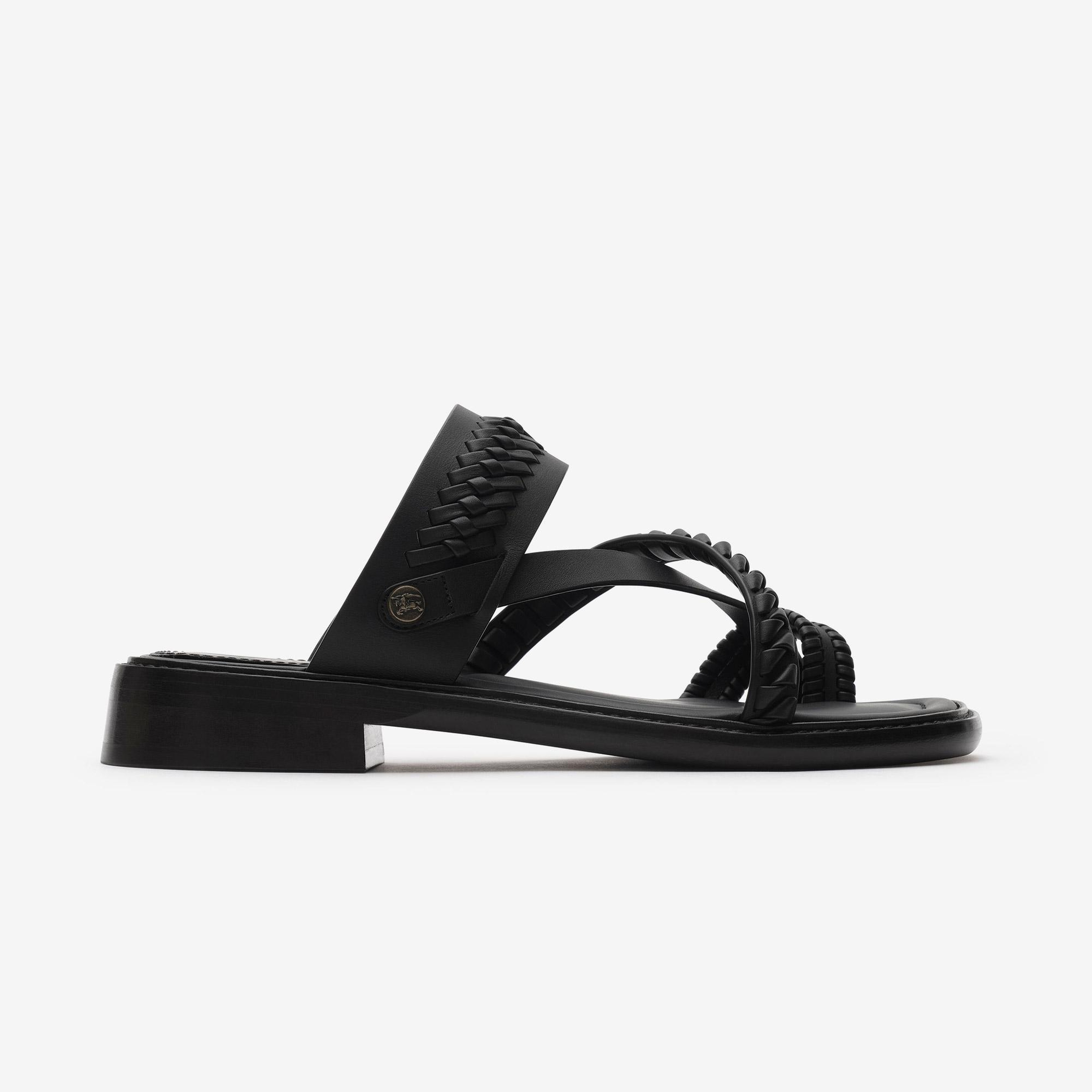 Burberry Kadın Siyah Sandalet