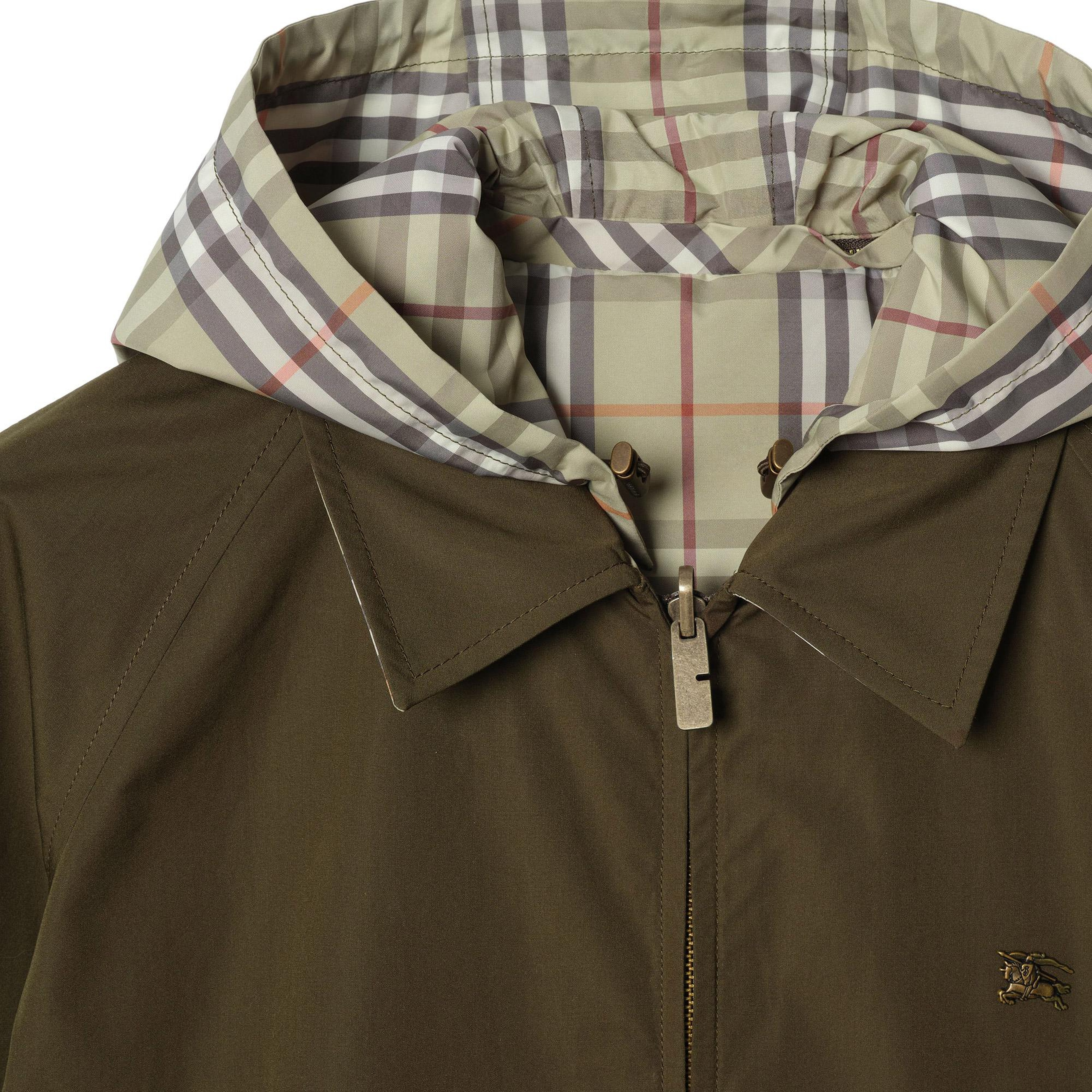 Burberry Reversible Check Cotton Erkek Haki Mont