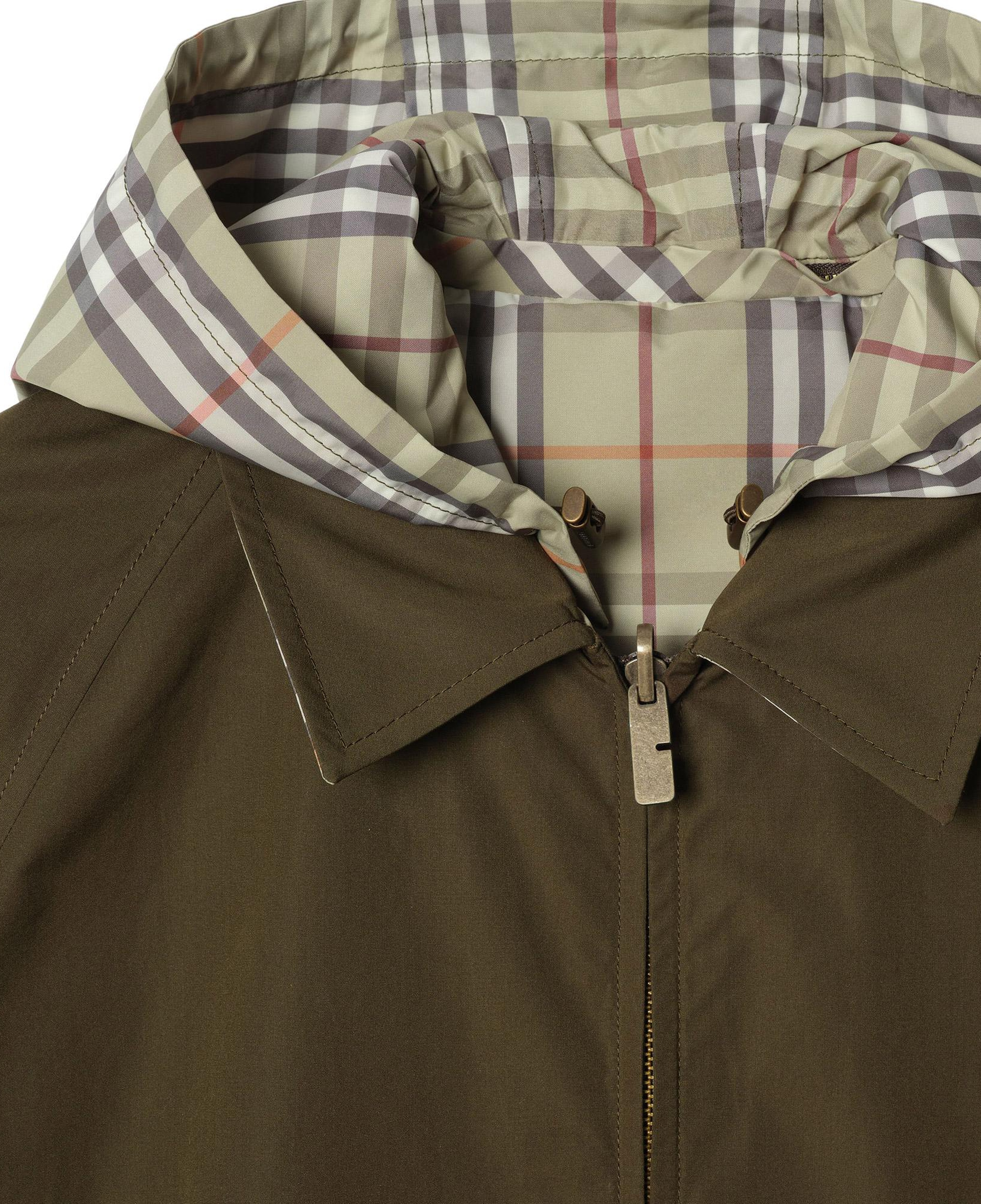 Burberry Reversible Check Cotton Erkek Haki Mont