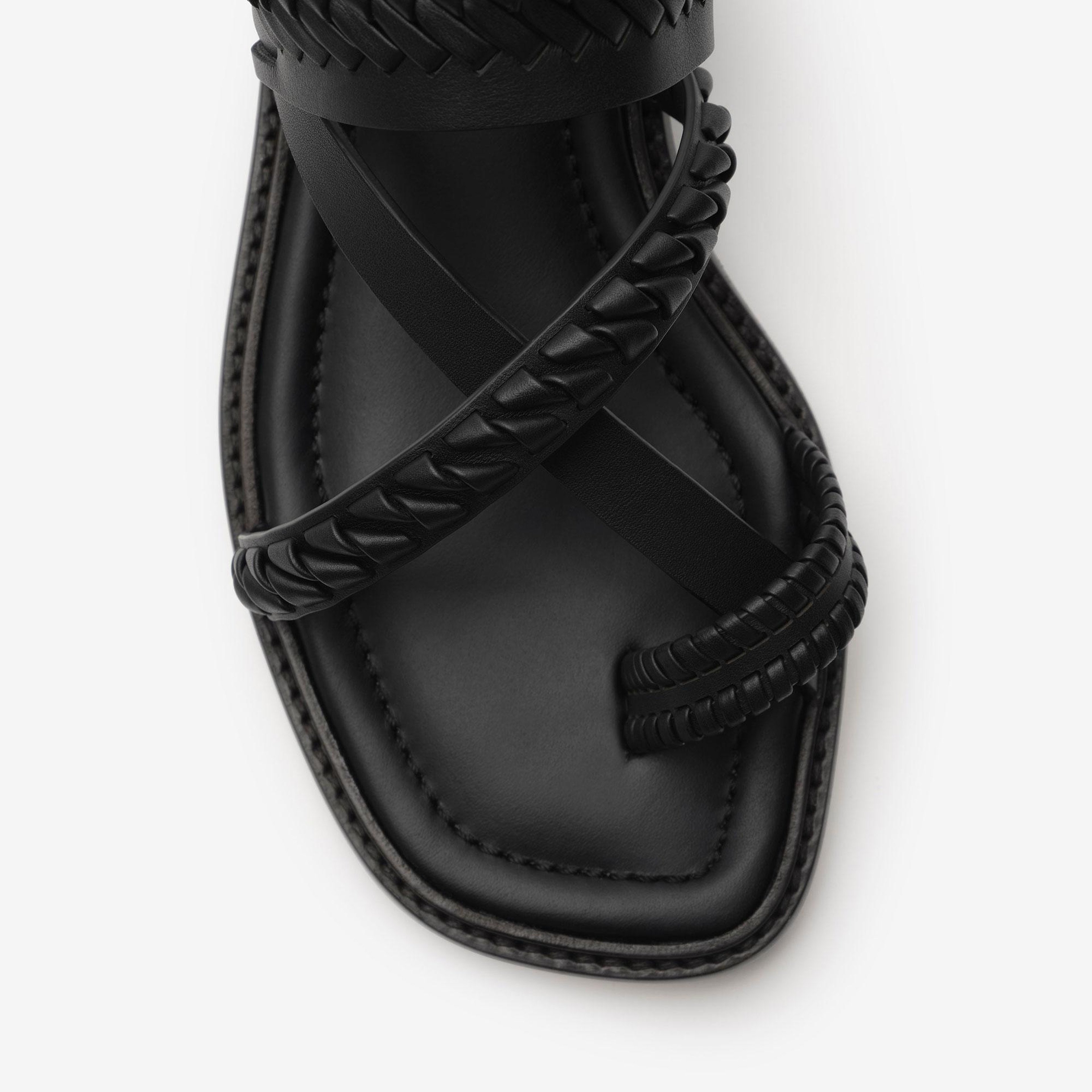Burberry Kadın Siyah Sandalet
