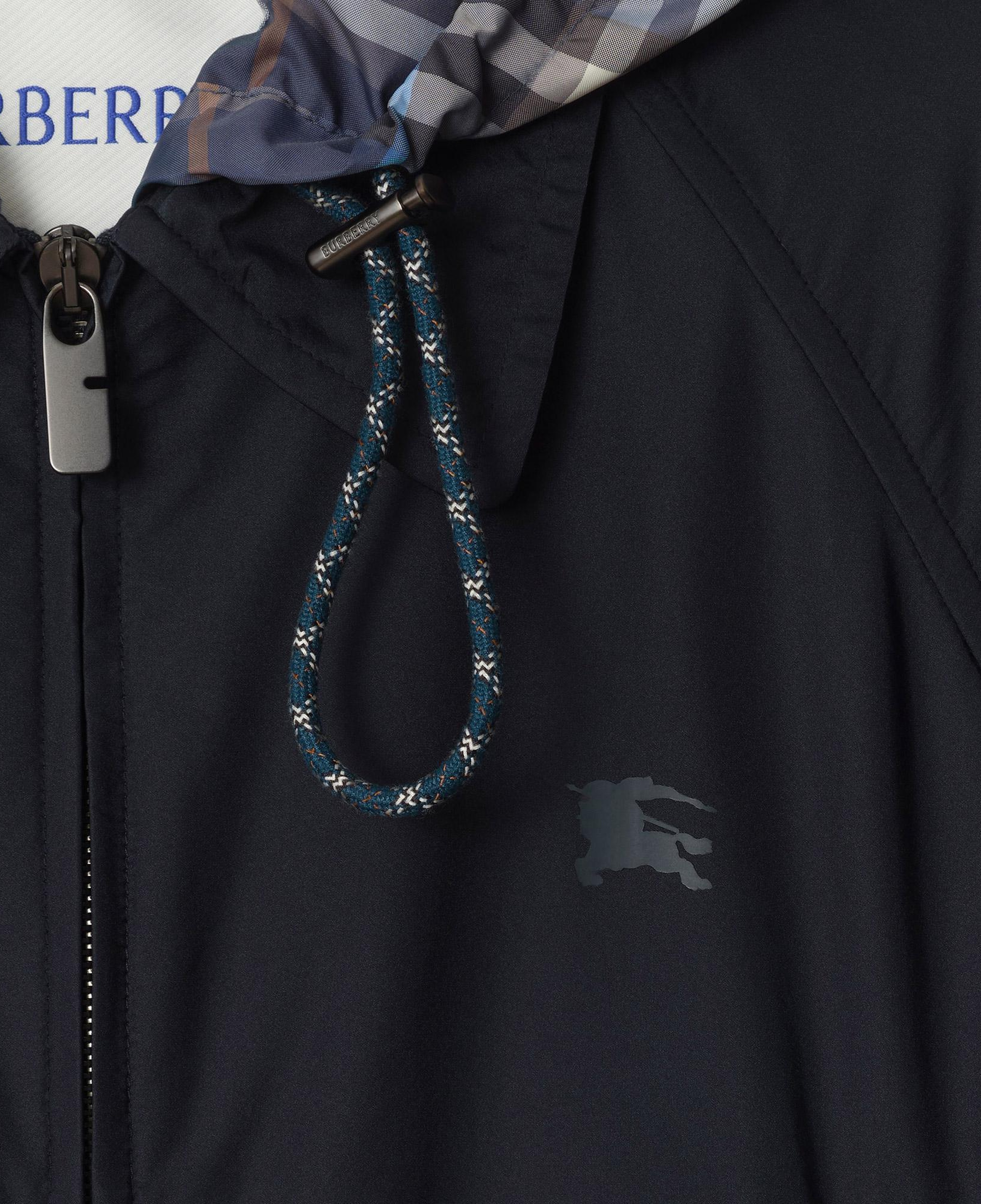 Burberry Cropped Newcott Hooded Kadın Lacivert Mont