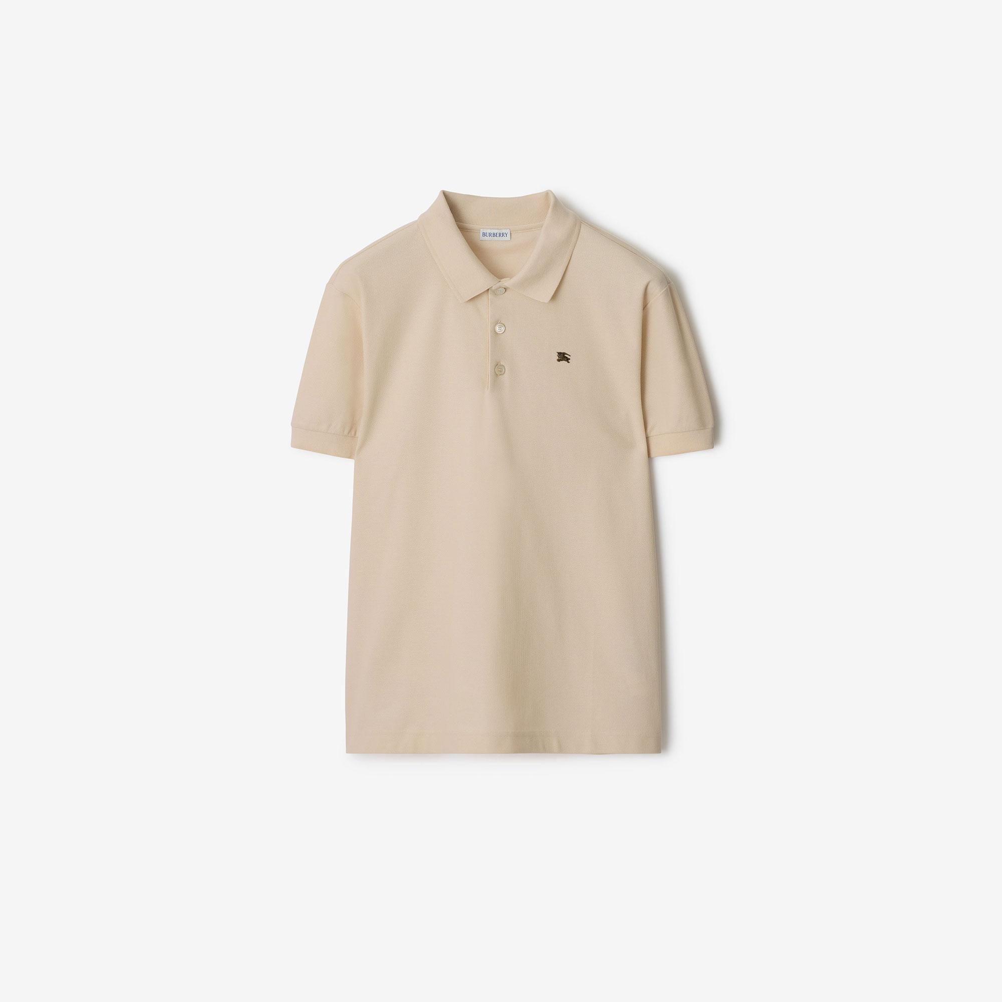 Burberry Metal Ekd Cotton Erkek Bej Polo
