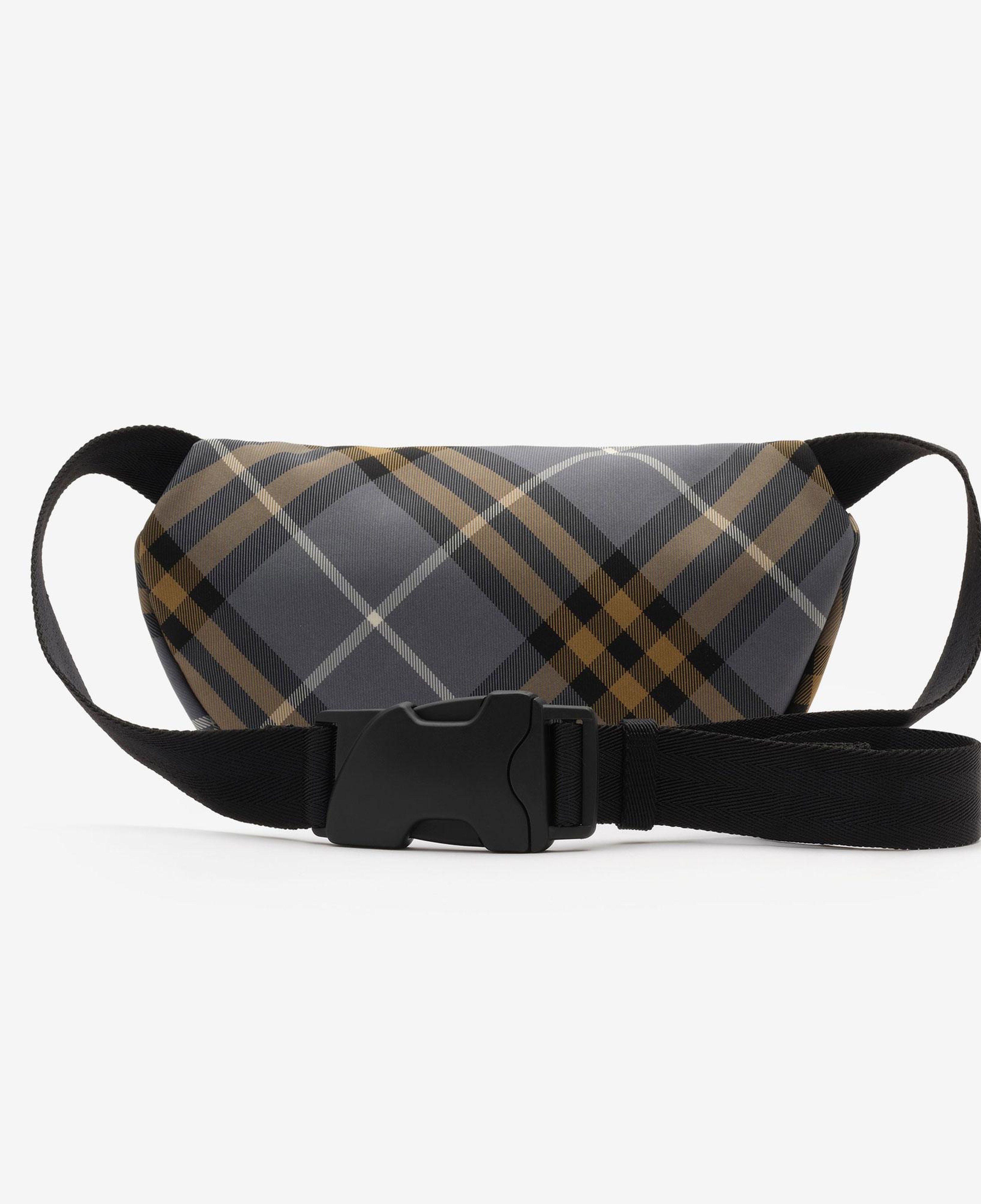 Burberry Small Check Erkek Mavi Bel Çantası