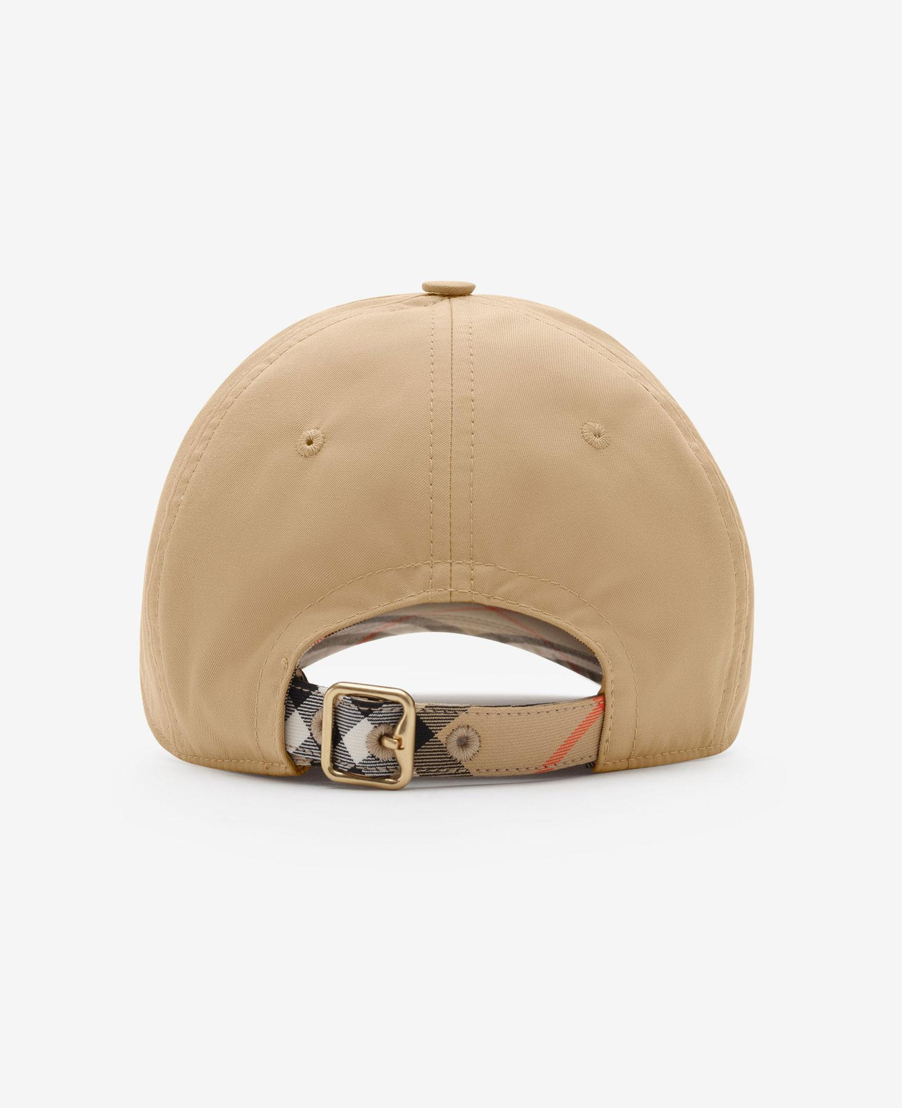 Burberry Gabardine Baseball Erkek Krem Şapka