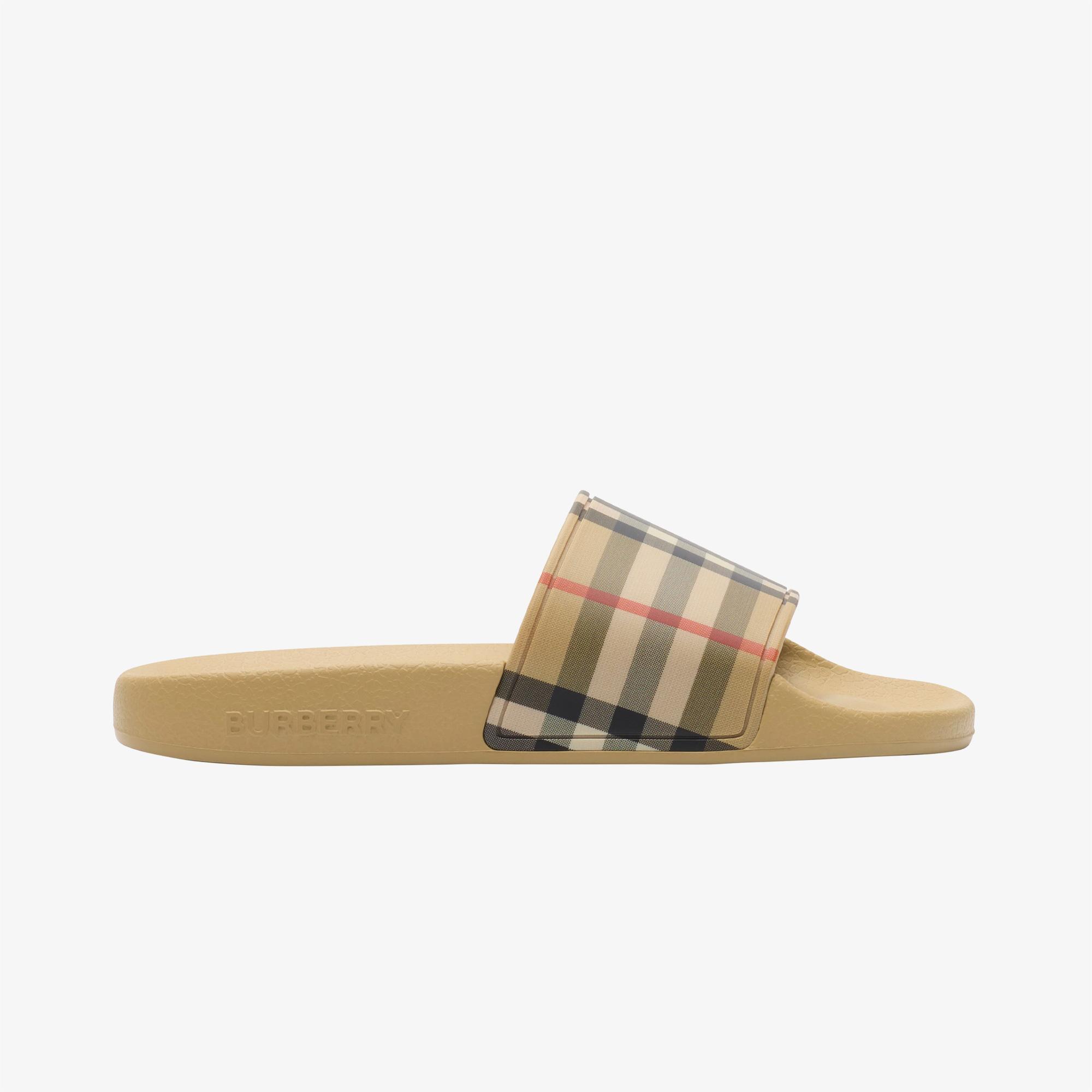 Burberry Check Çocuk Bej Sandalet