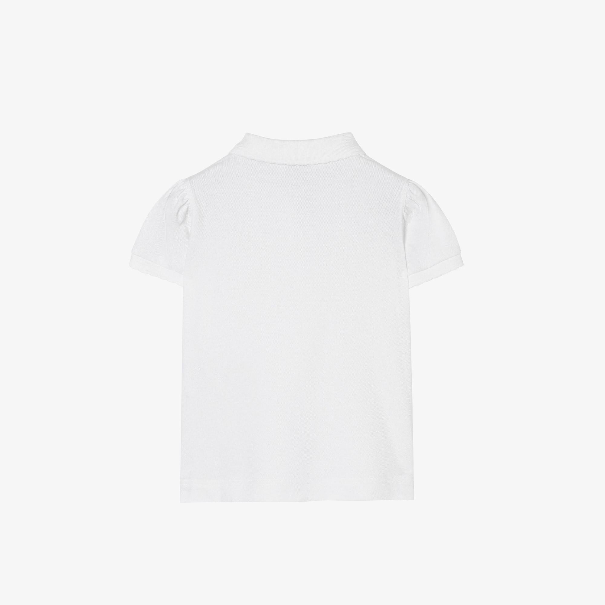 Burberry Cotton Çocuk Beyaz Polo