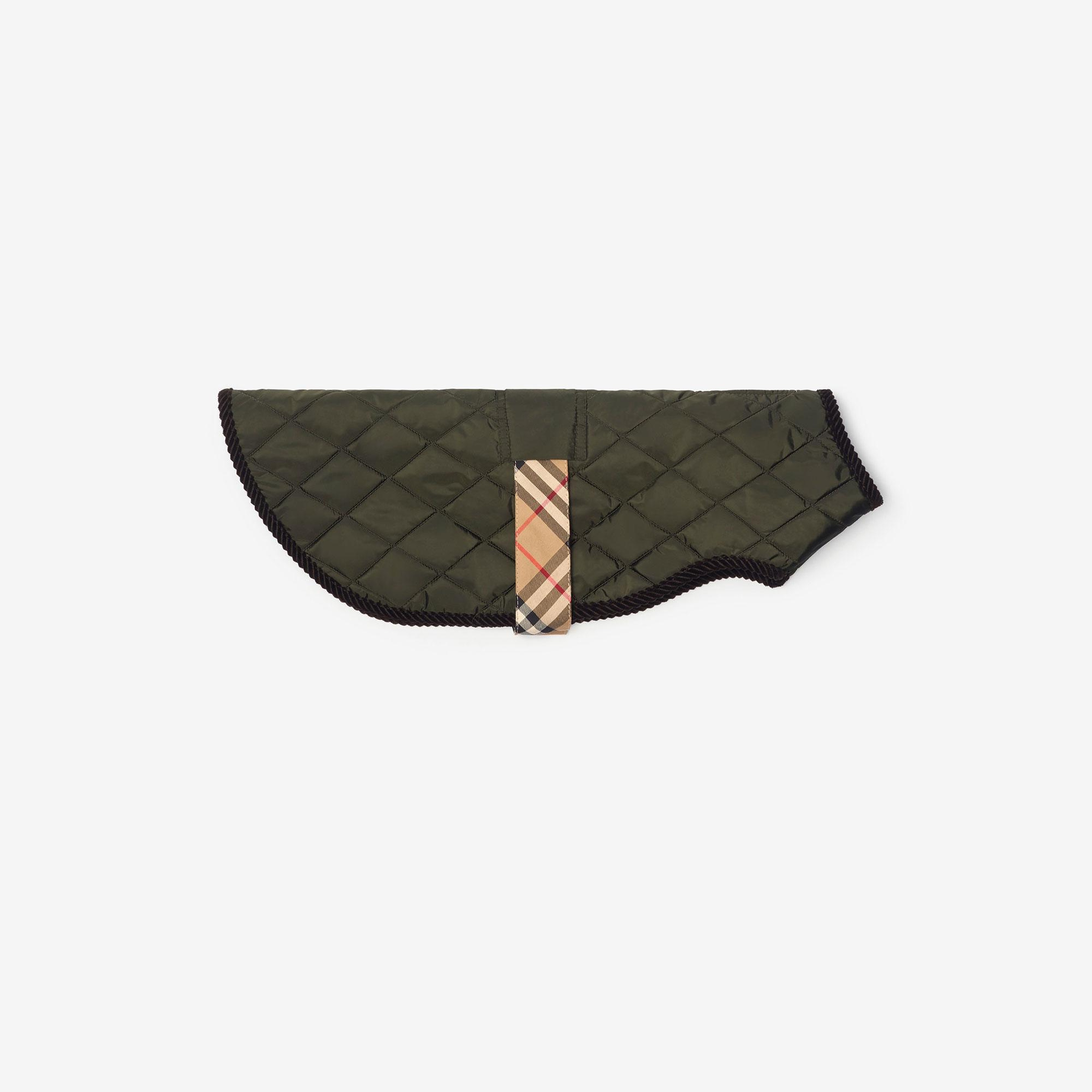 Burberry Quilted Nylon Kadın Haki Köpek Giysisi