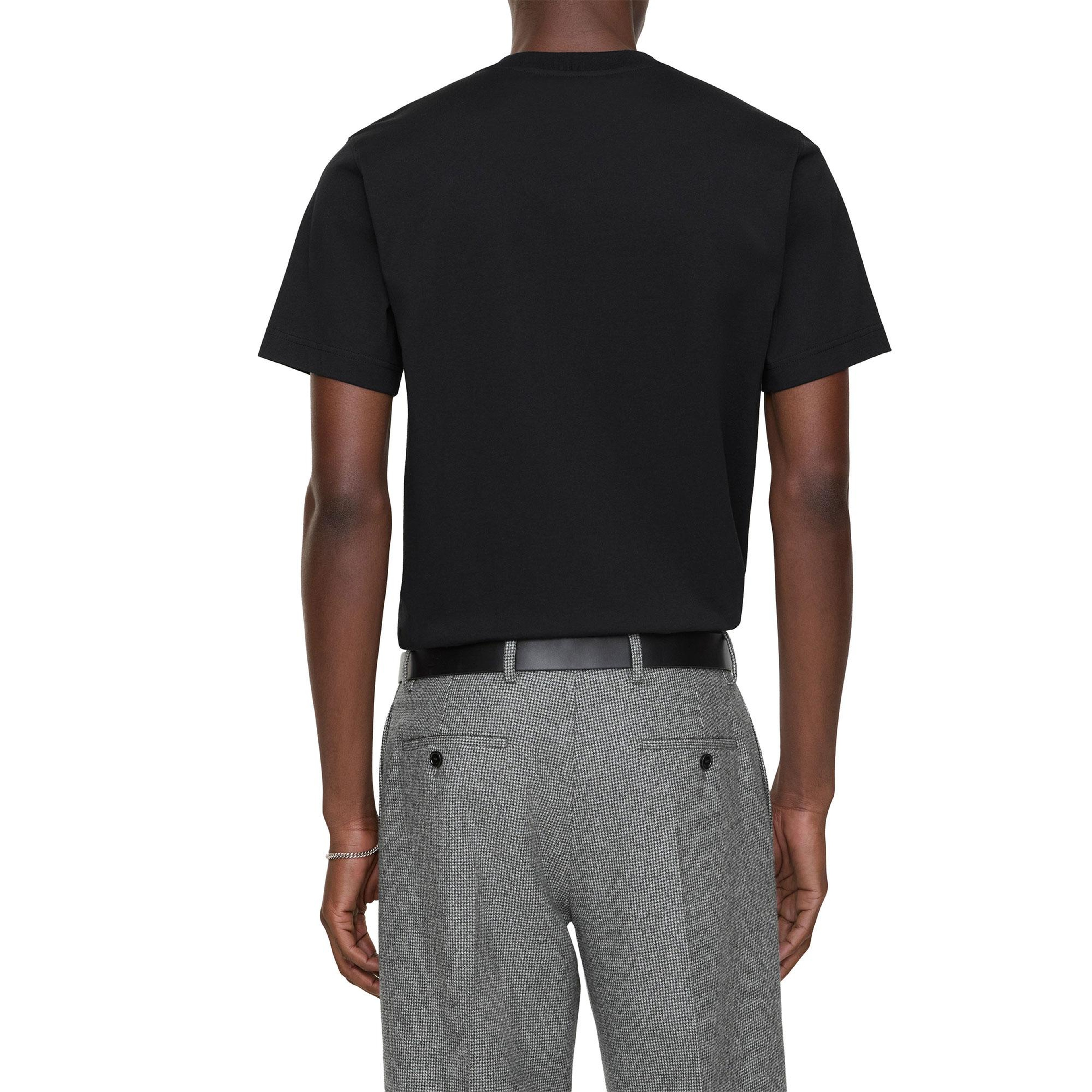 Burberry Metal Ekd Cotton Erkek Siyah T-Shirt