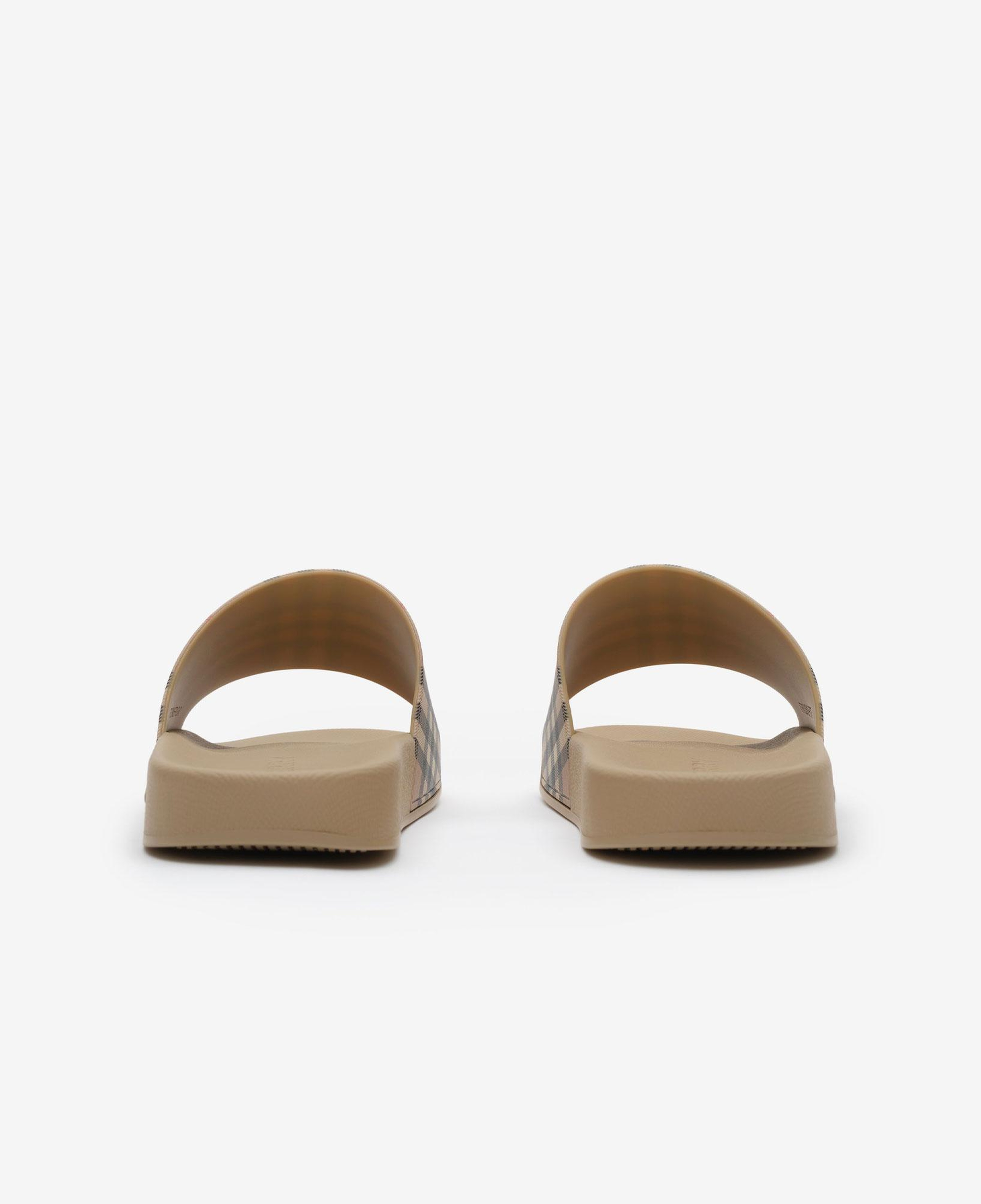 Burberry Check Erkek Bej Sandalet