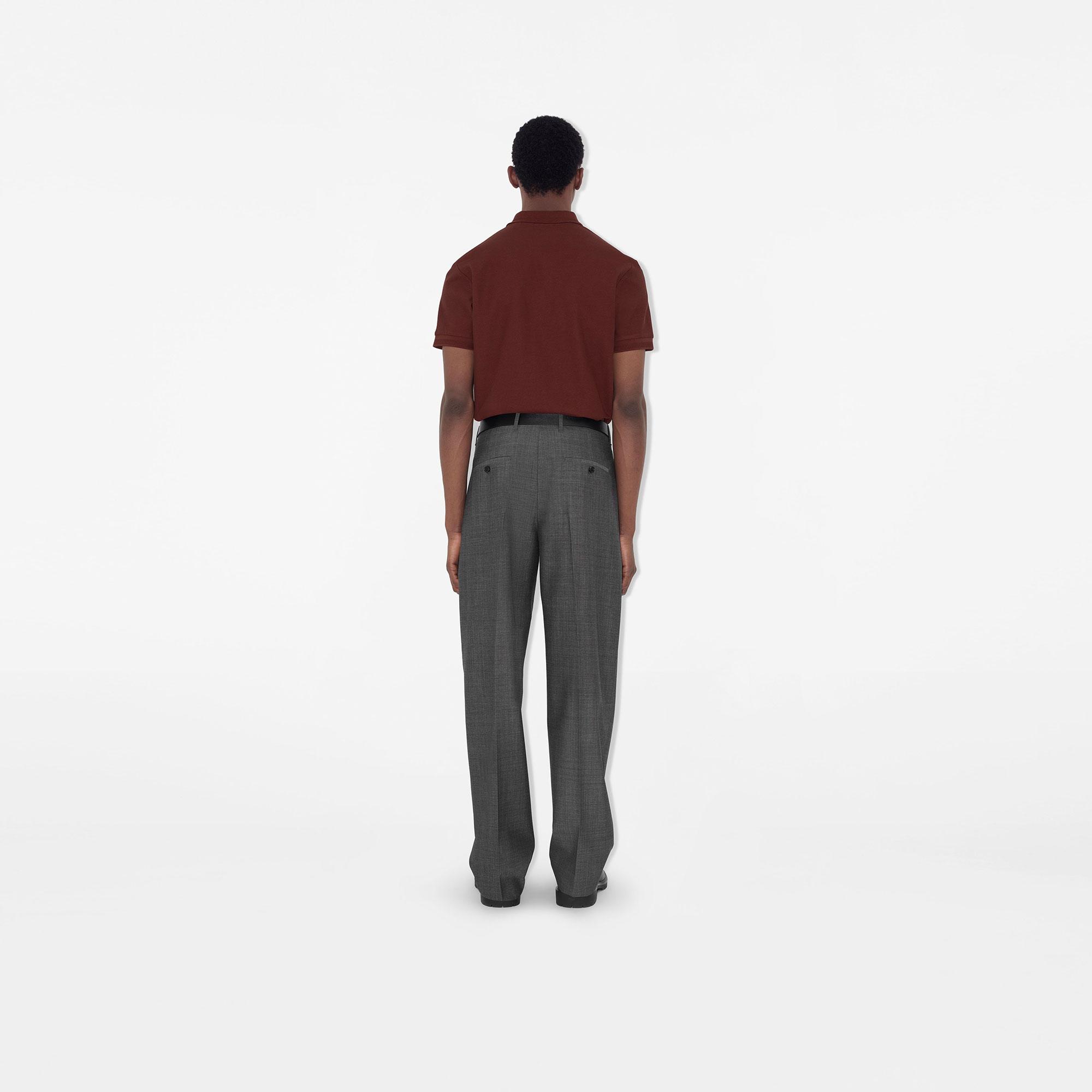 Burberry Cotton Erkek Bordo Polo