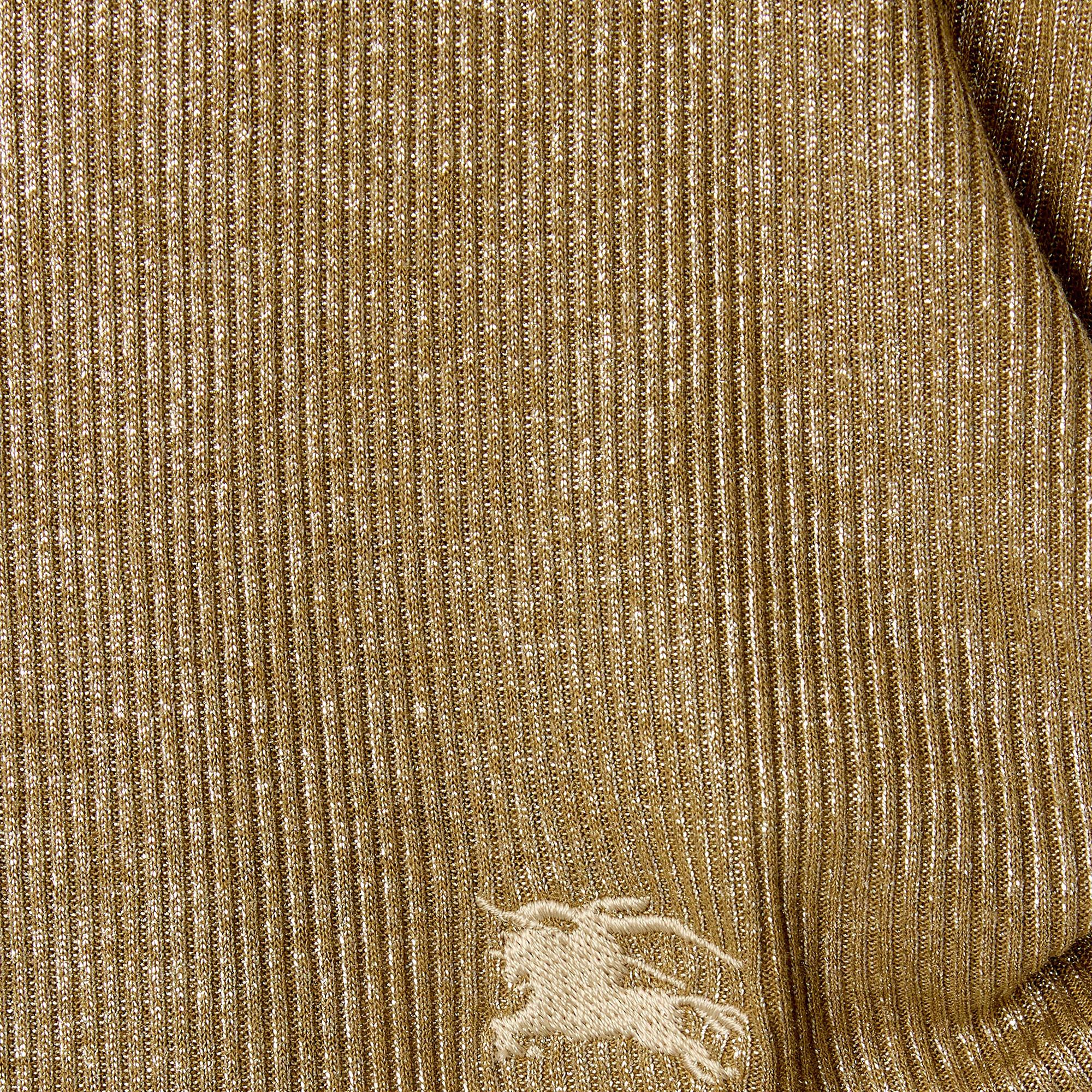 Burberry Festival Viscose Tank Kadın Kahverengi T-Shirt