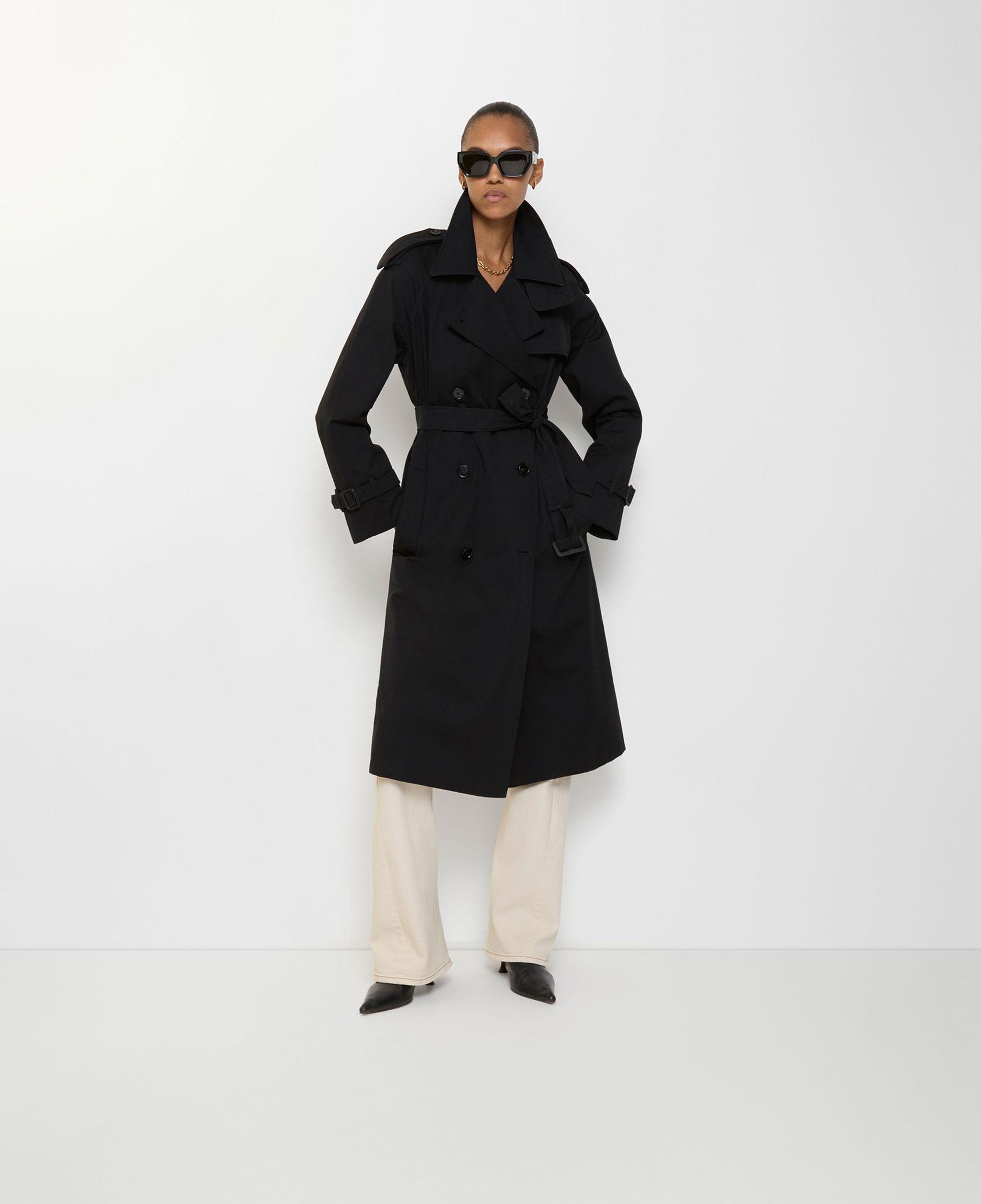 Burberry Long Castleford Kadın Siyah Trençkot