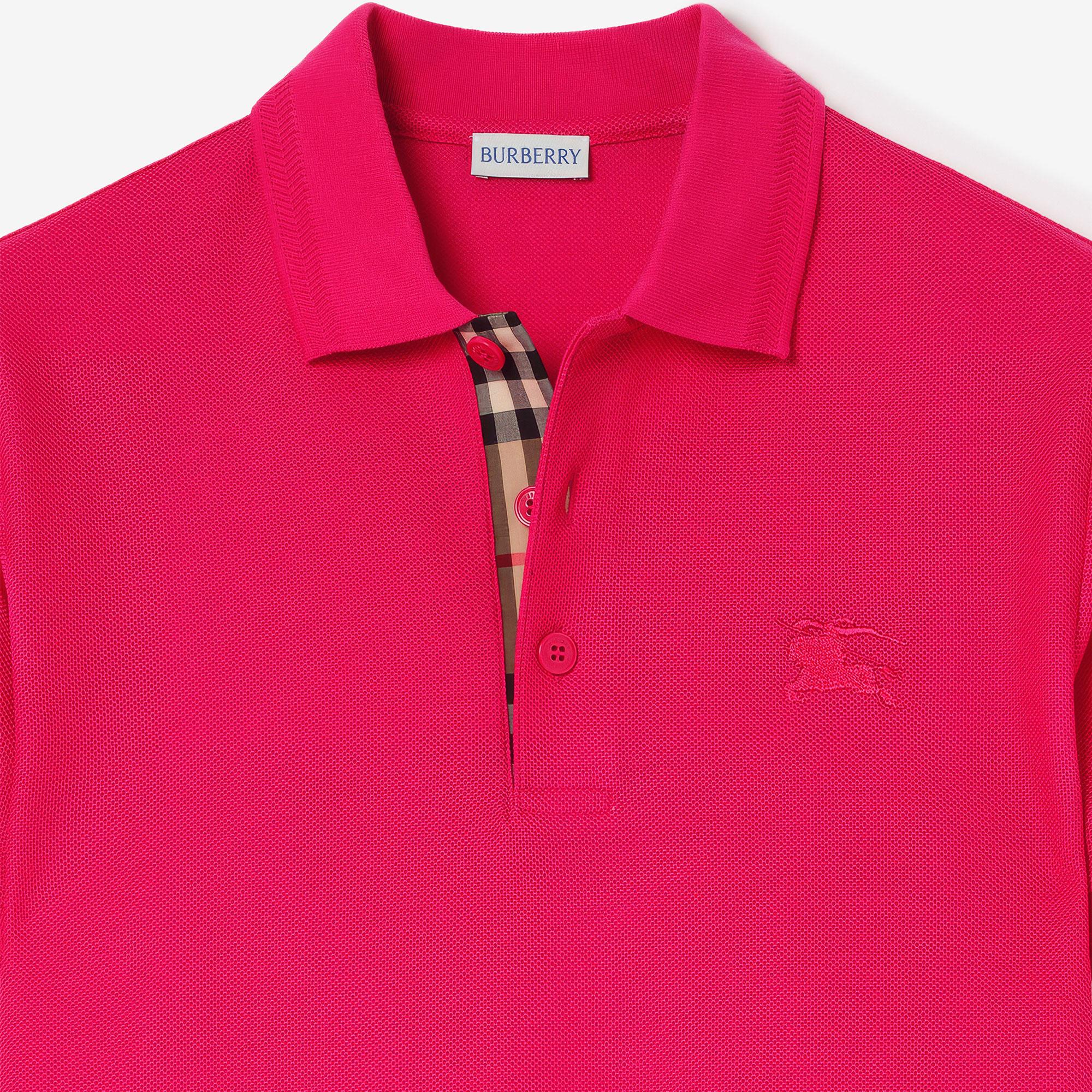 Burberry Cotton Erkek Kırmızı Polo