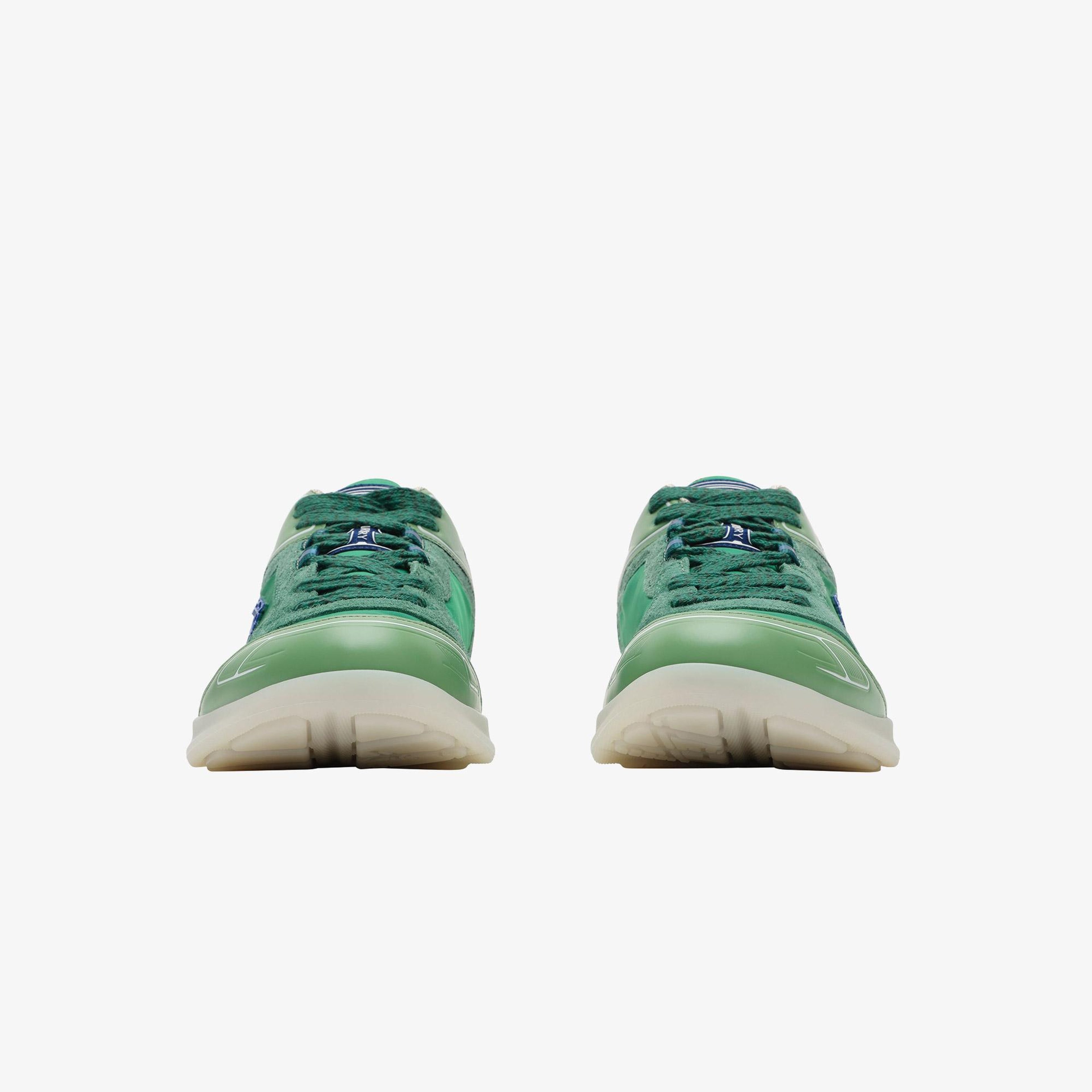 Burberry Matrix Sport Erkek Yeşil Sneaker