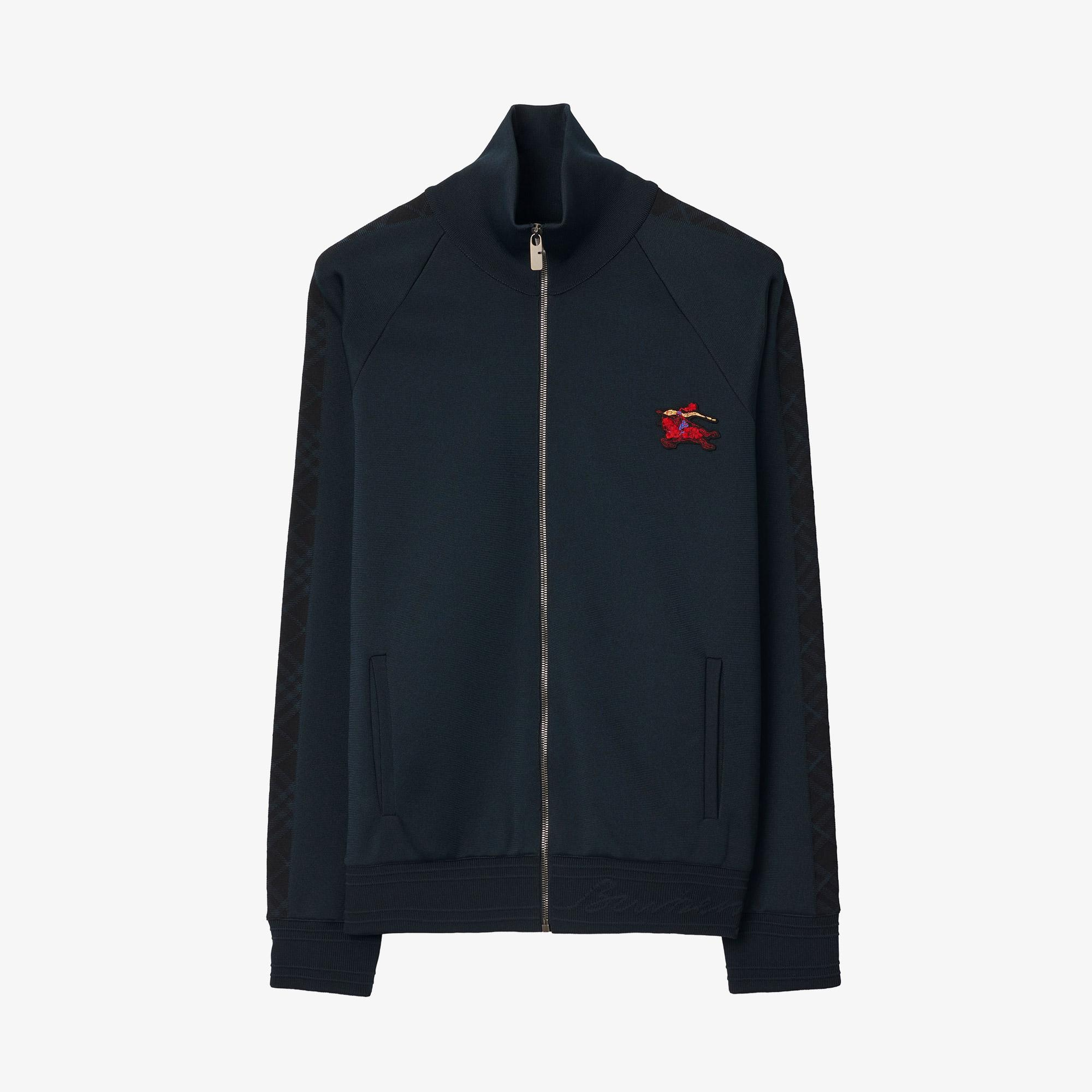 Burberry Ekd Viscose Blend Track Erkek Lacivert Ceket