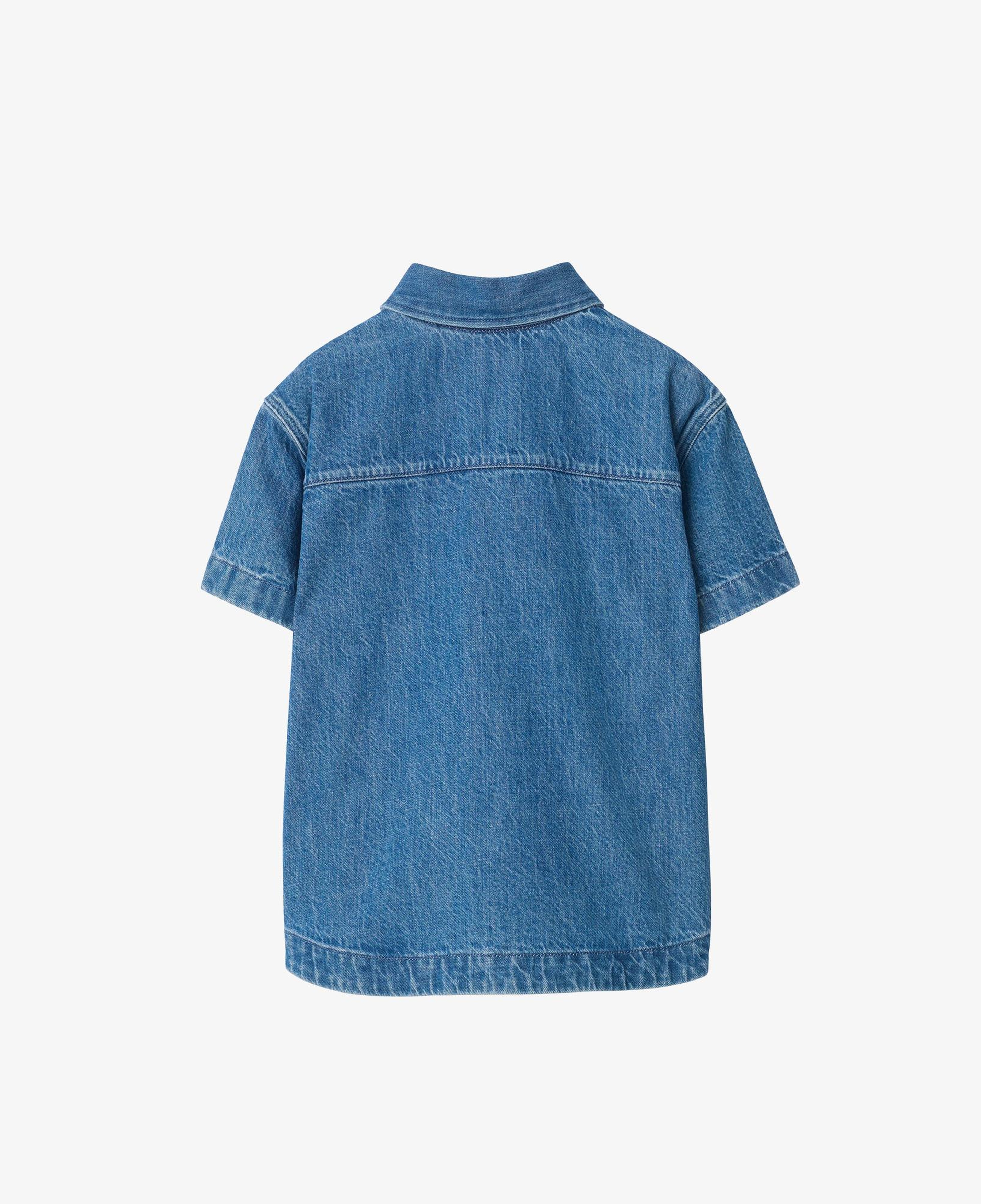 Burberry Denim Çocuk Mavi Gömlek