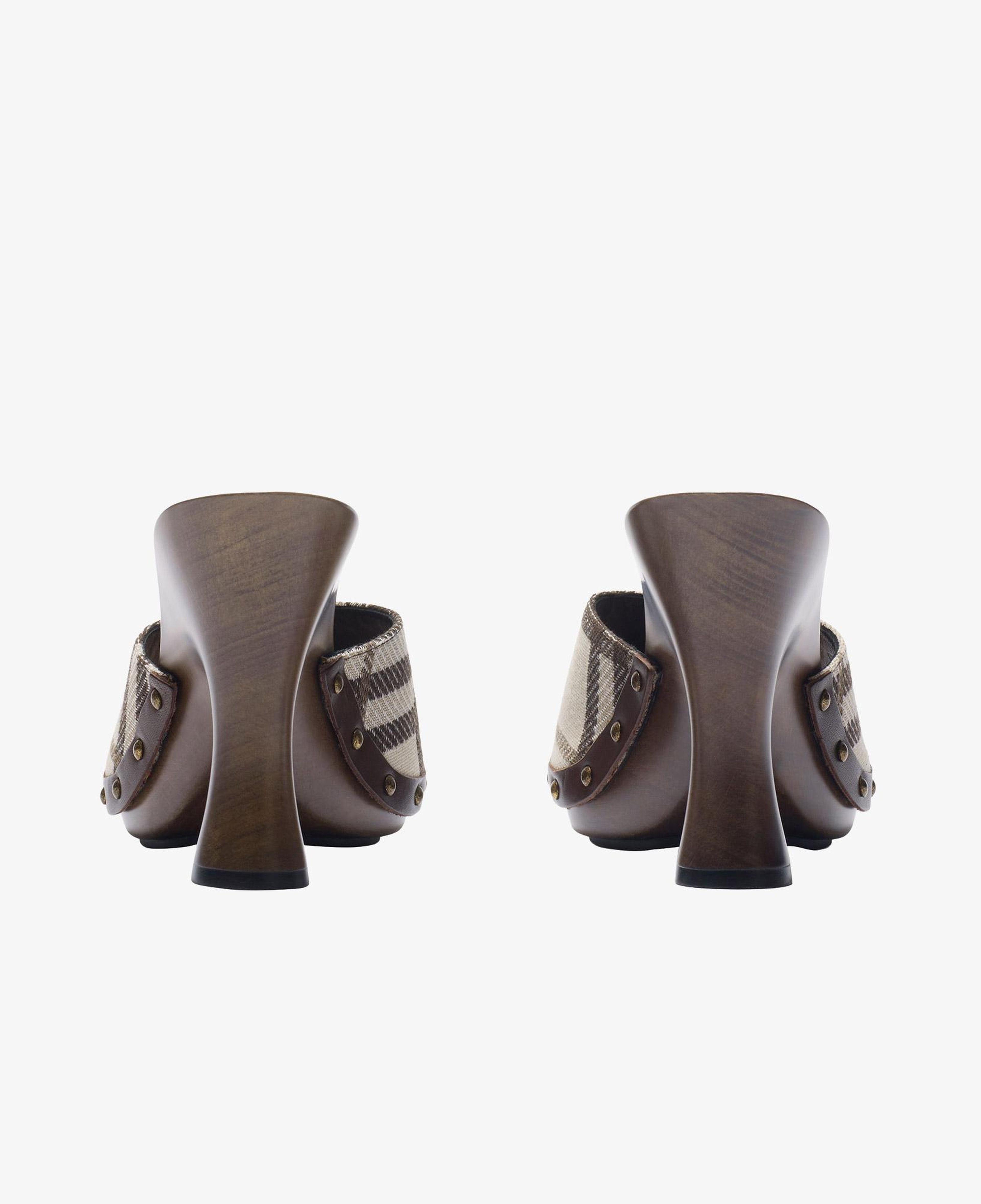 Burberry Check Potter Kadın Bej Sandalet