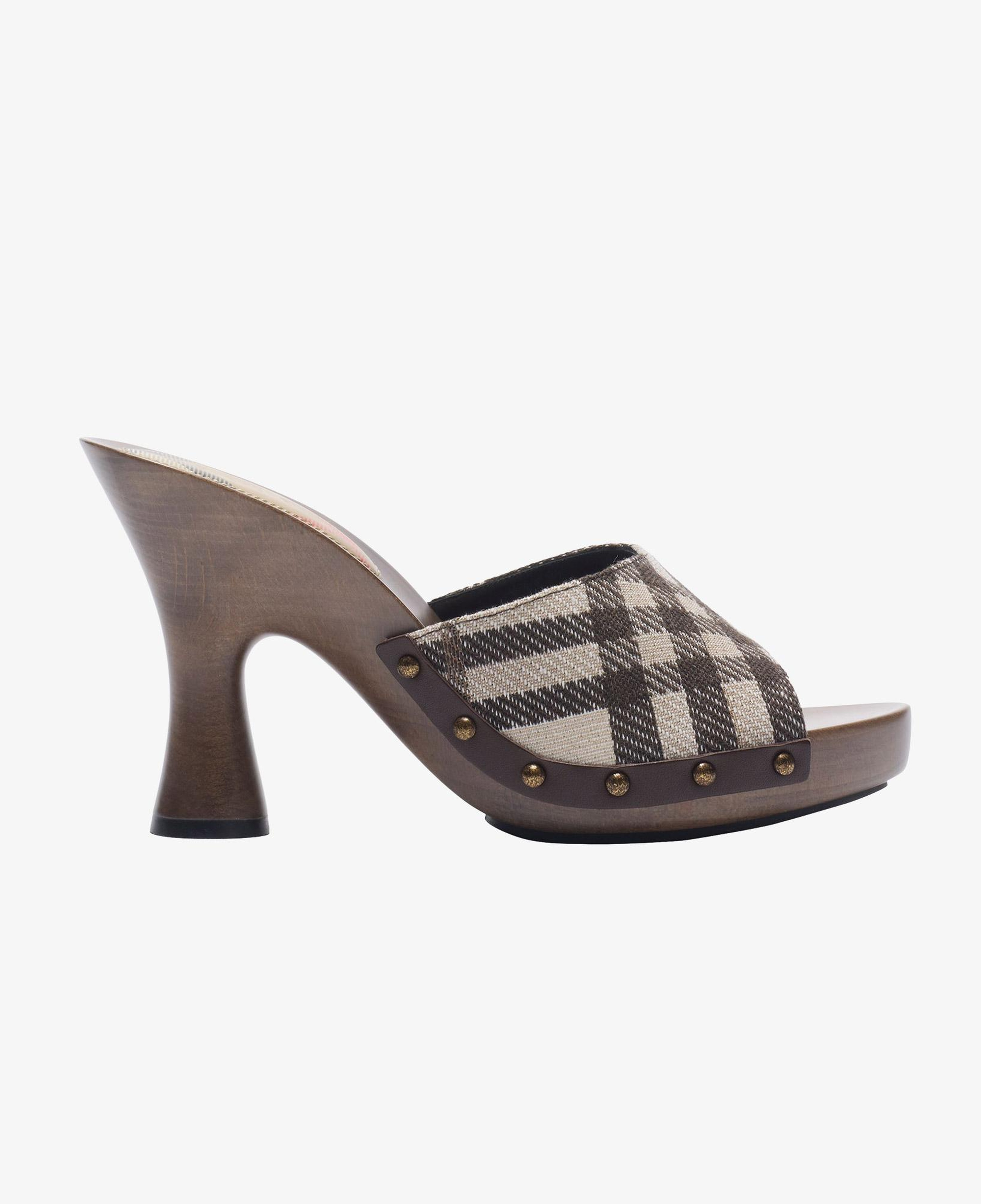 Burberry Check Potter Kadın Bej Sandalet
