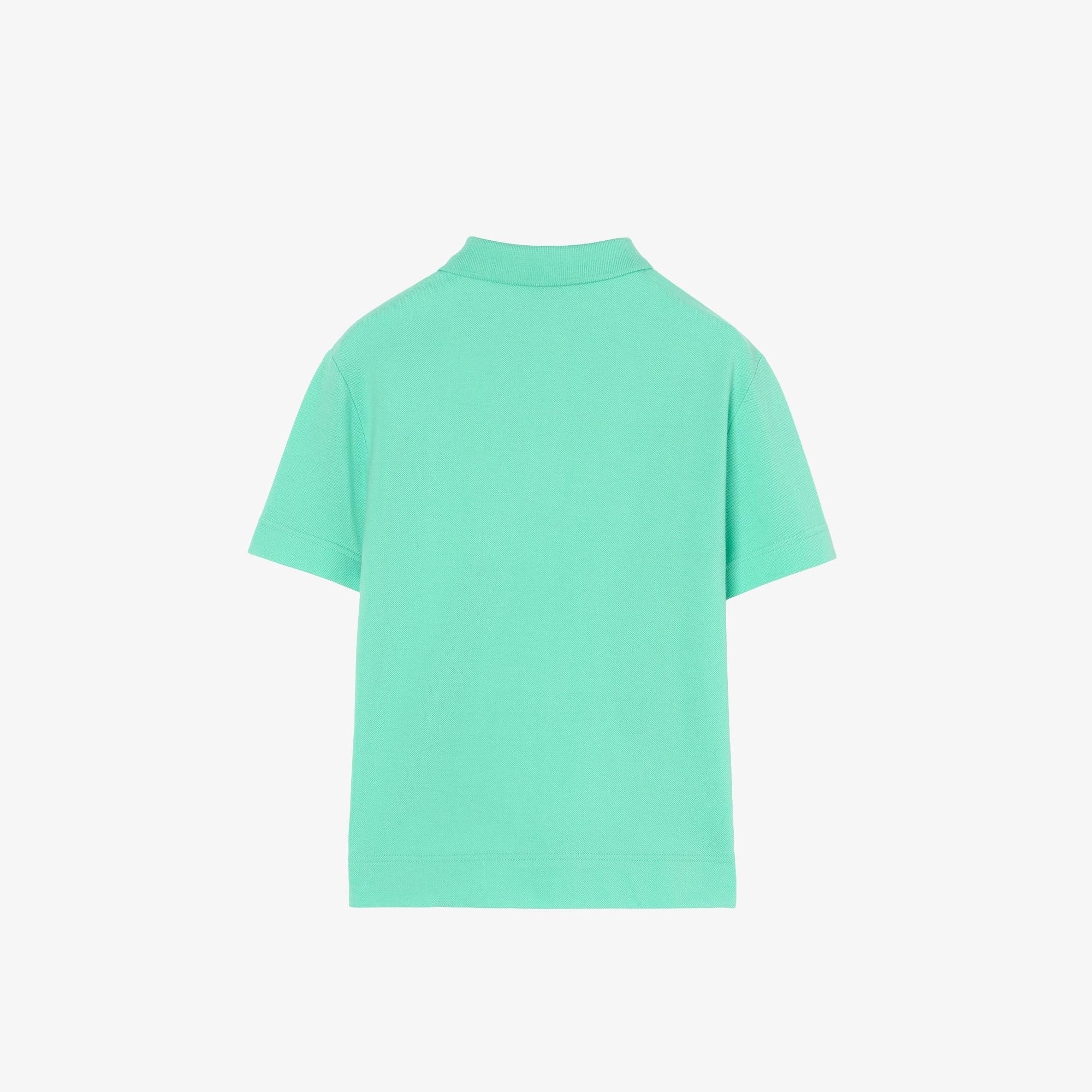 Burberry Cotton Piqua Çocuk Yeşil Polo