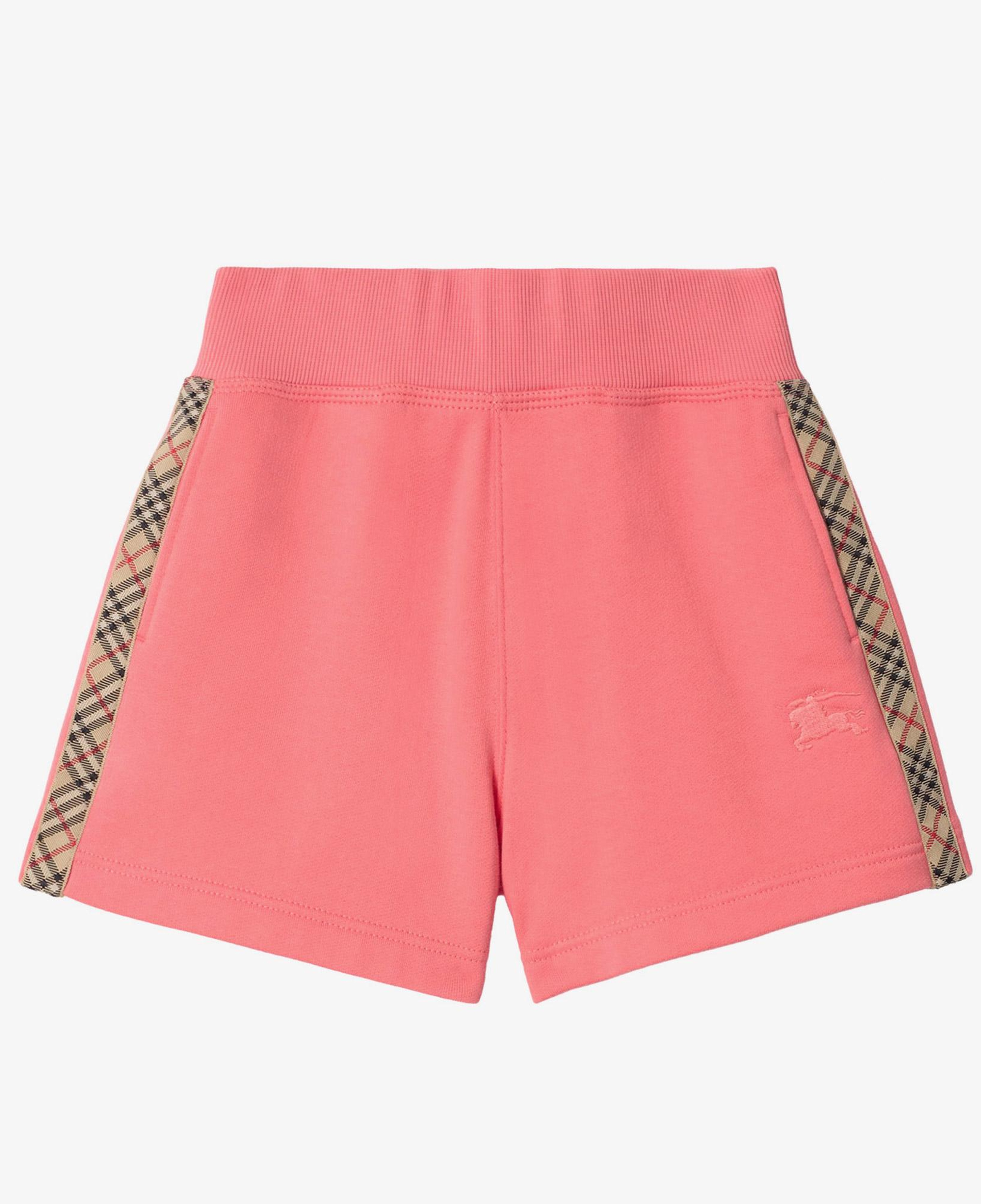 Burberry Check Trim Cotton Çocuk Pembe Şort