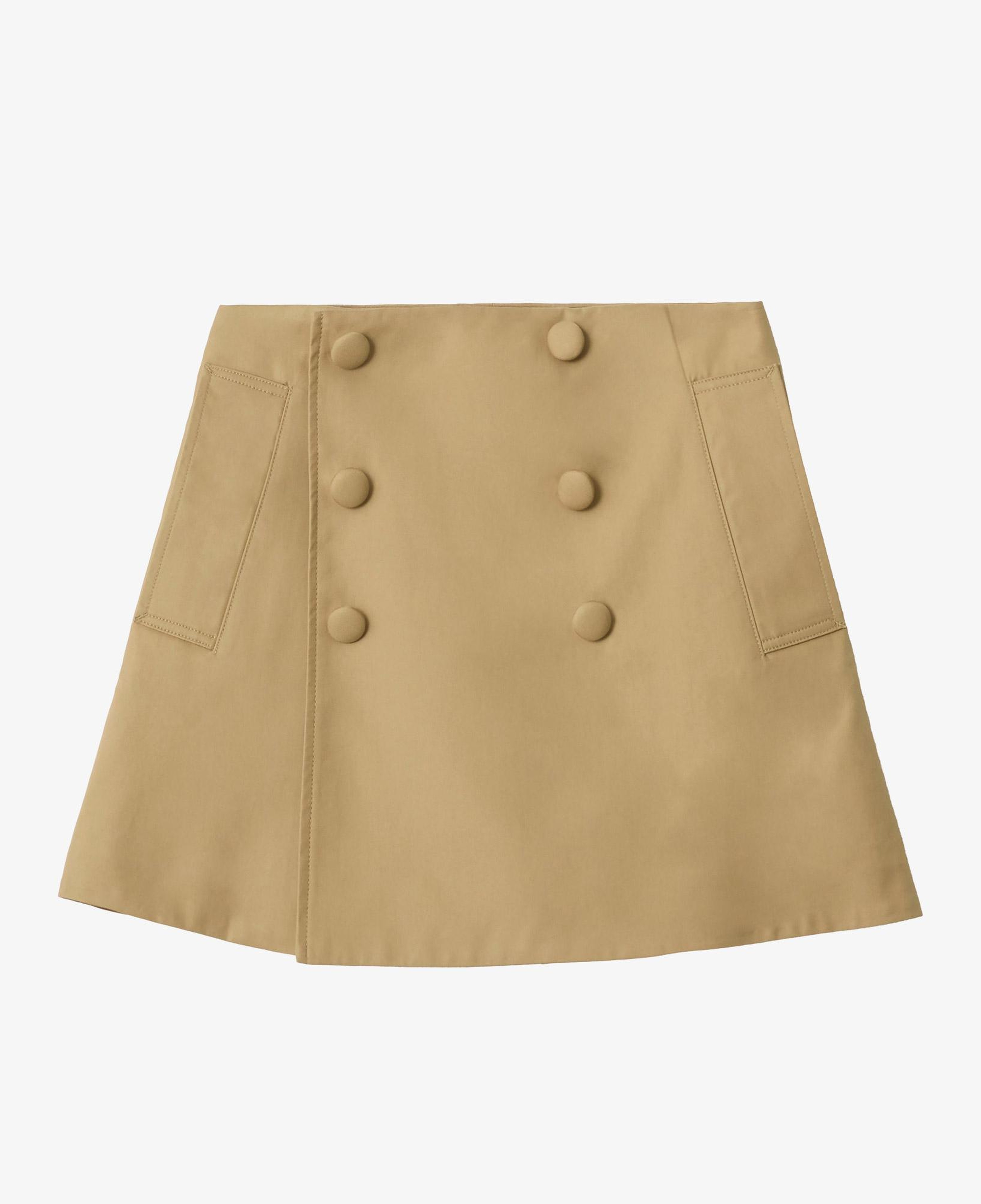 Burberry Cotton Trench Çocuk Bej Etek