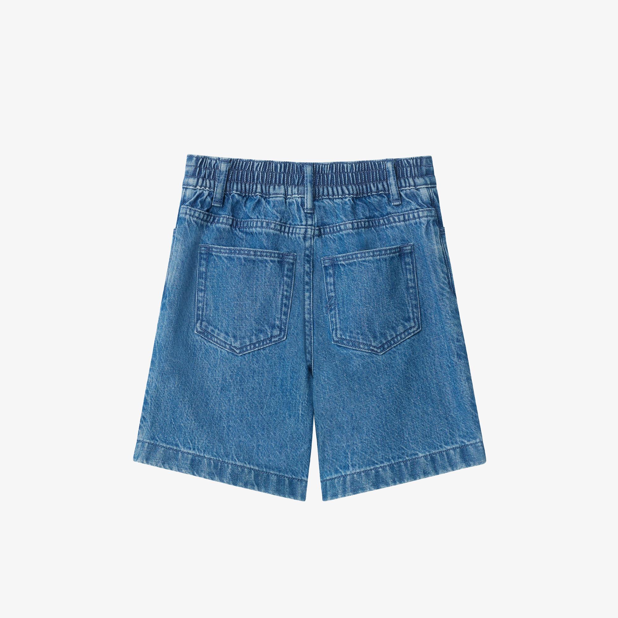 Burberry Denim Çocuk Mavi Şort