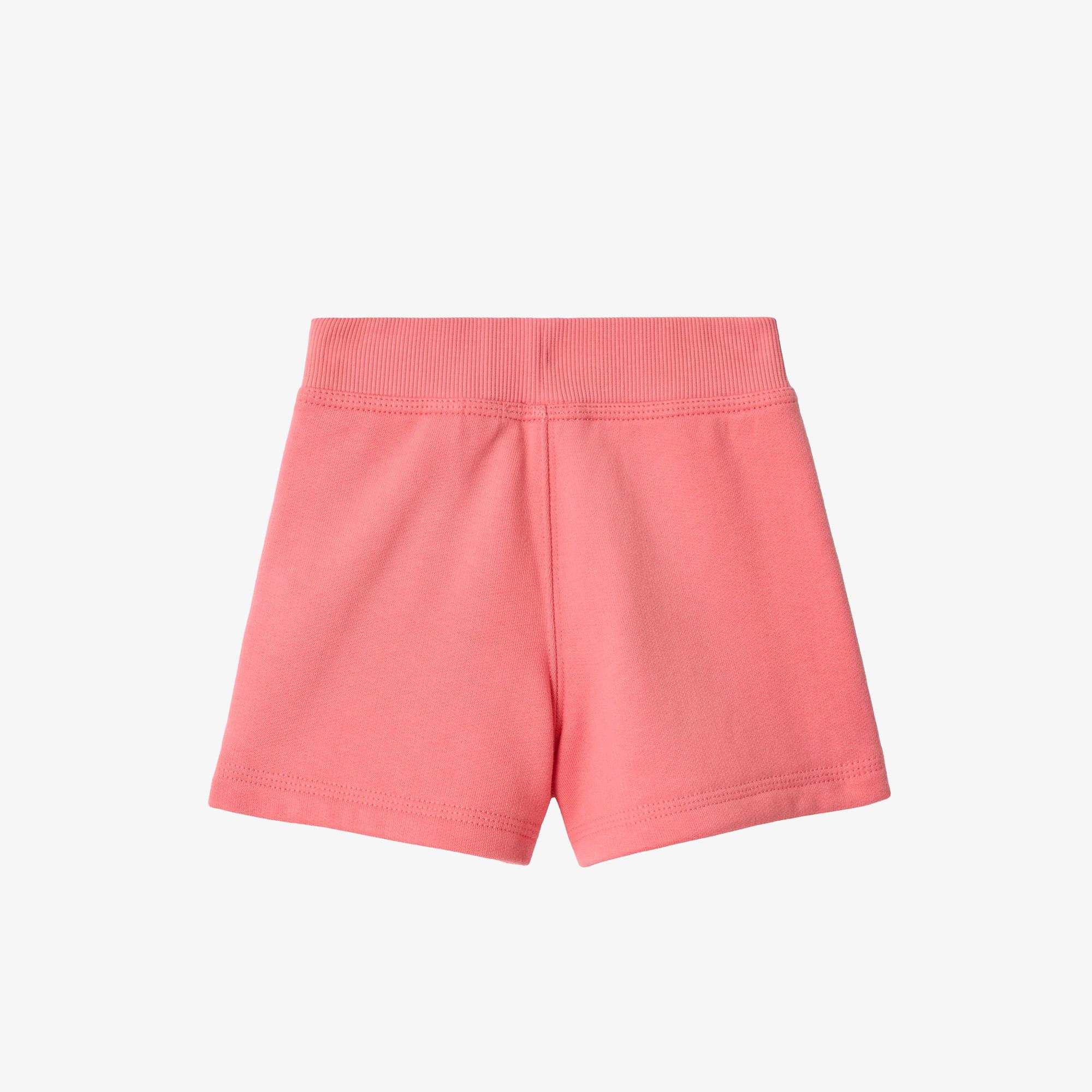 Burberry Check Trim Cotton Çocuk Pembe Şort