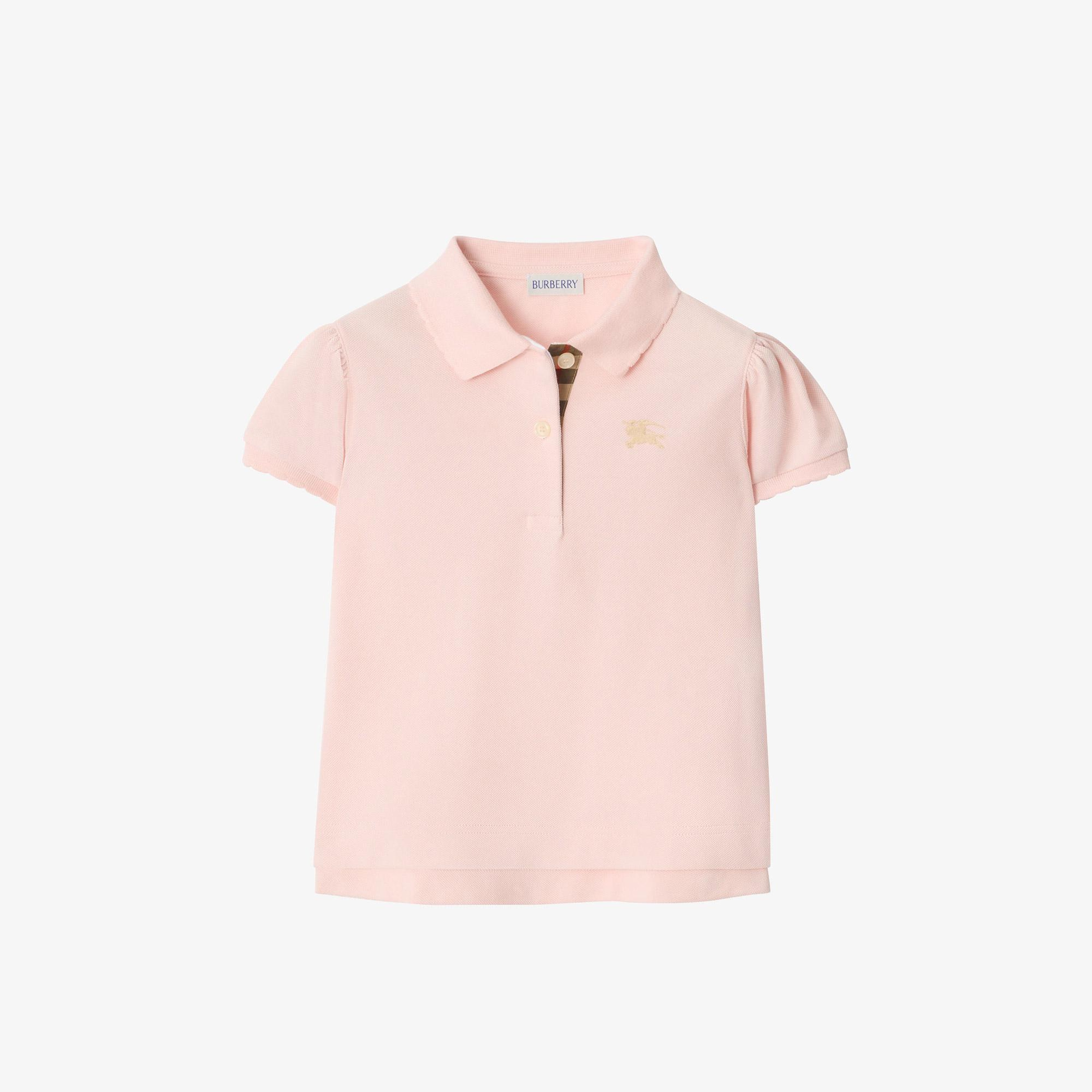 Burberry Cotton Çocuk Pembe Polo