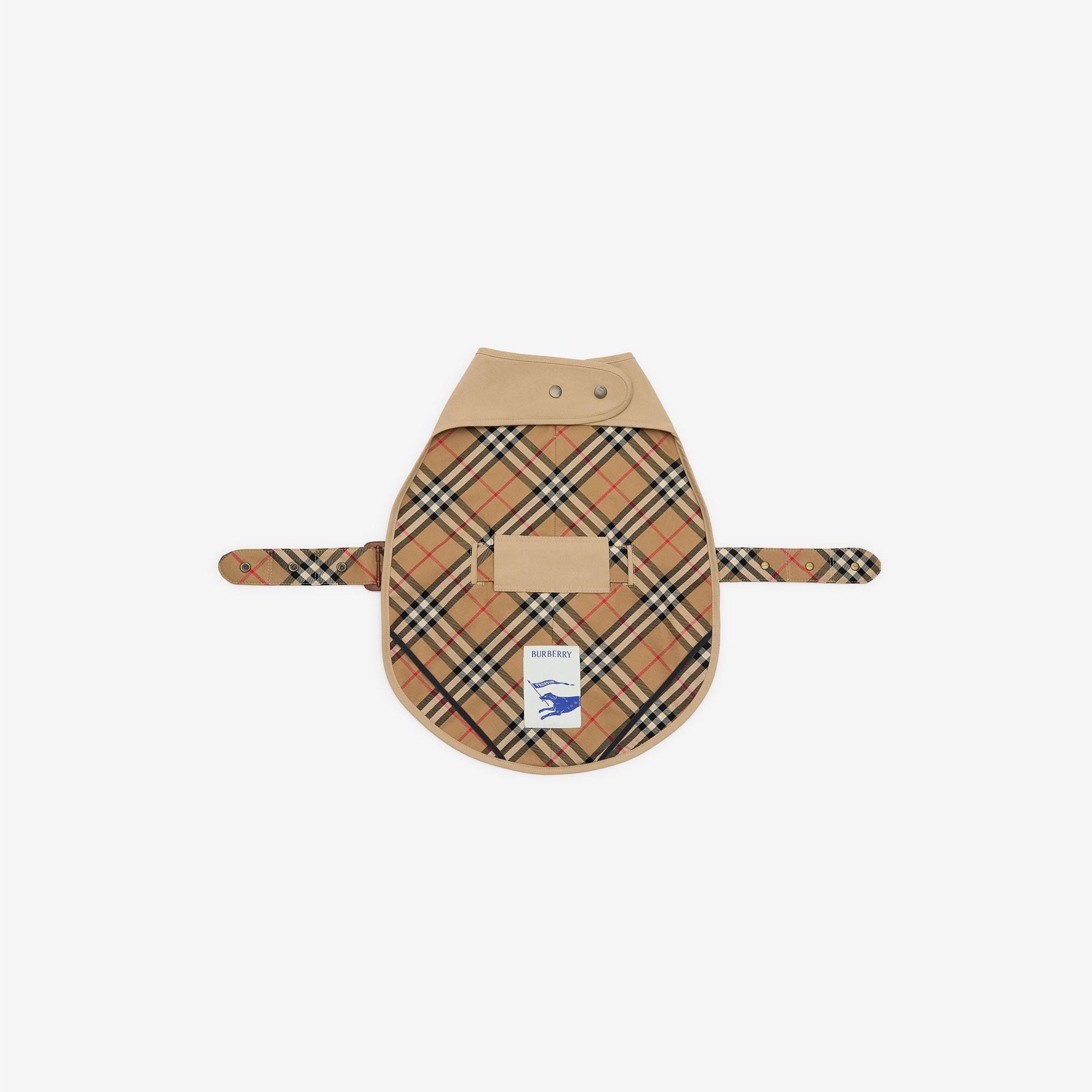 Burberry Gabardine Kadın Bej Köpek Giysisi