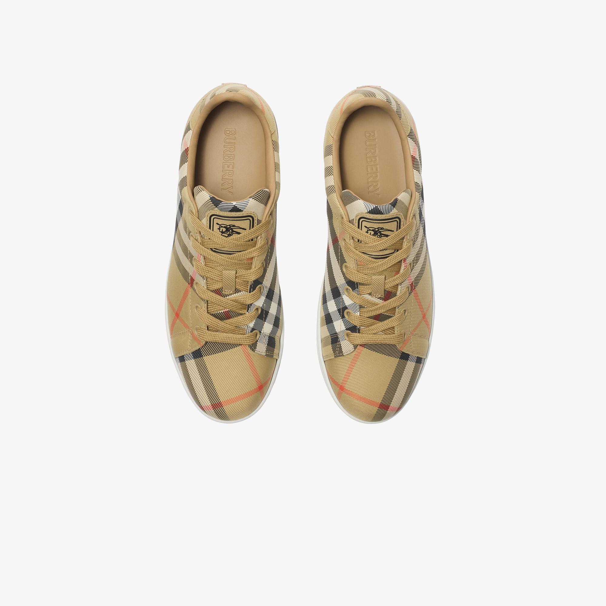 Burberry Set Check Kadın Bej Sneaker