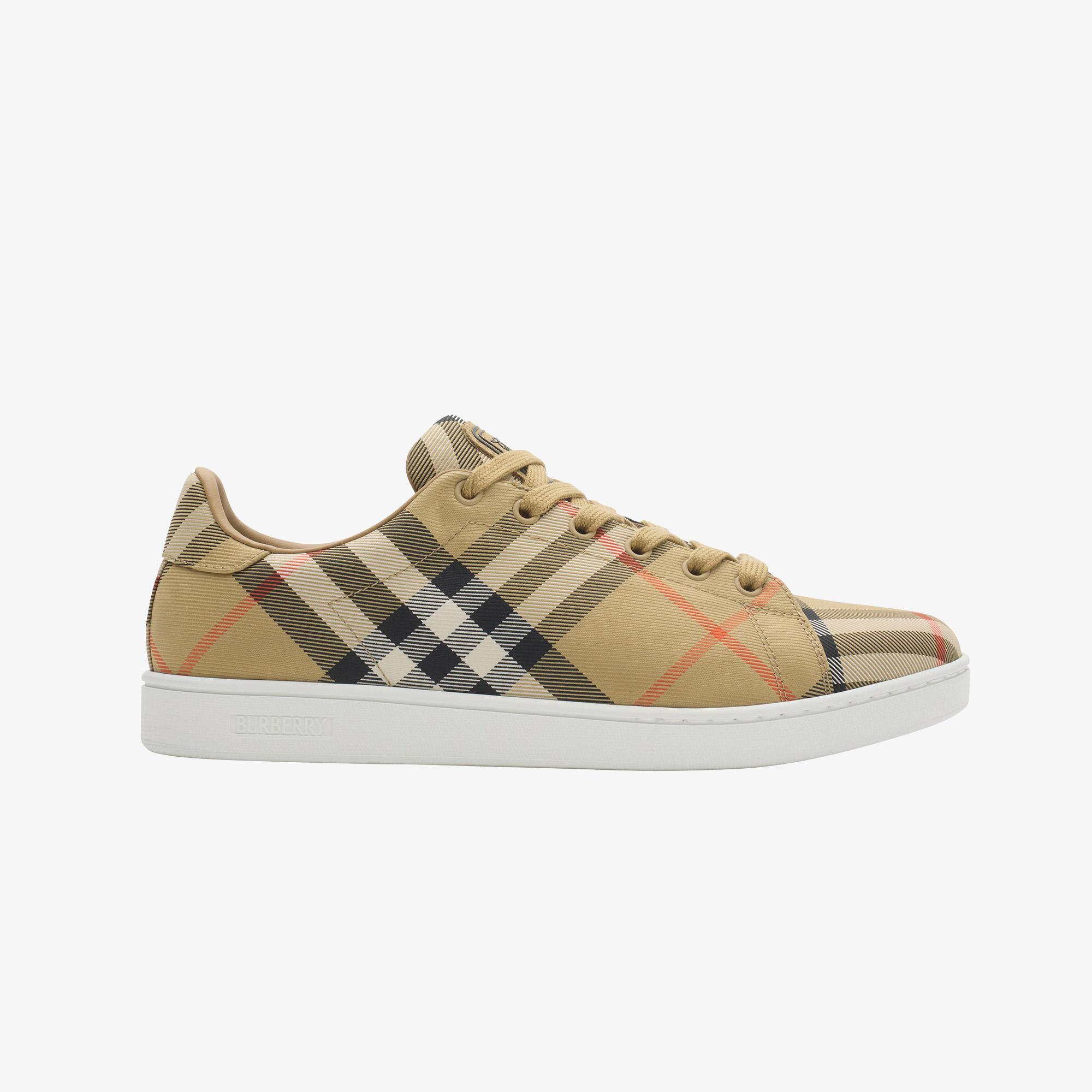 Burberry Set Check Kadın Bej Sneaker
