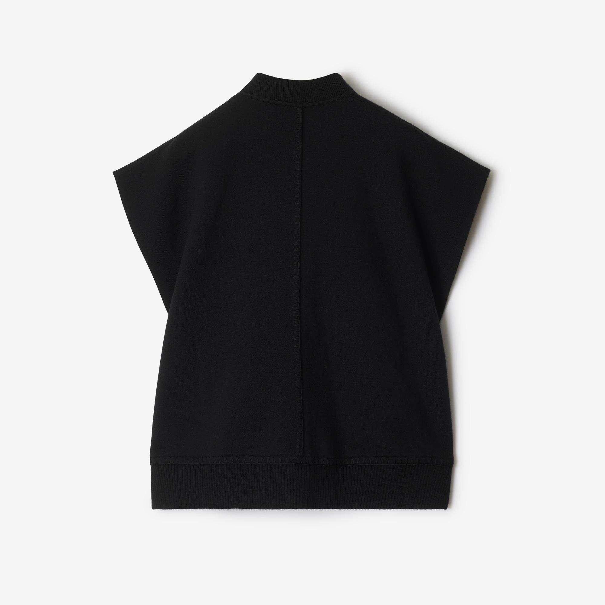 Burberry Blanket Label Wool Blend Çocuk Siyah Yelek