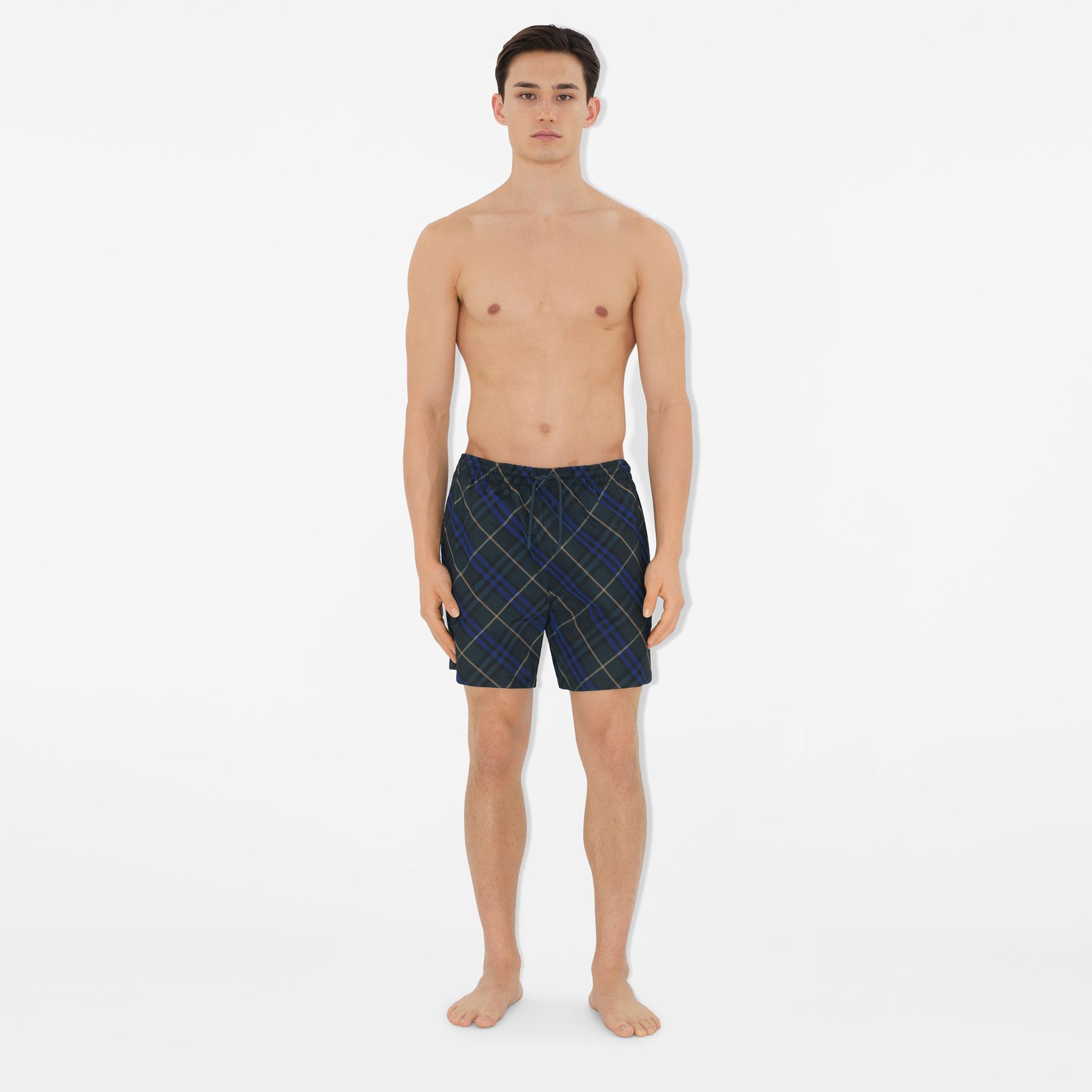 Burberry For Erkek Lacivert Deniz Şortu