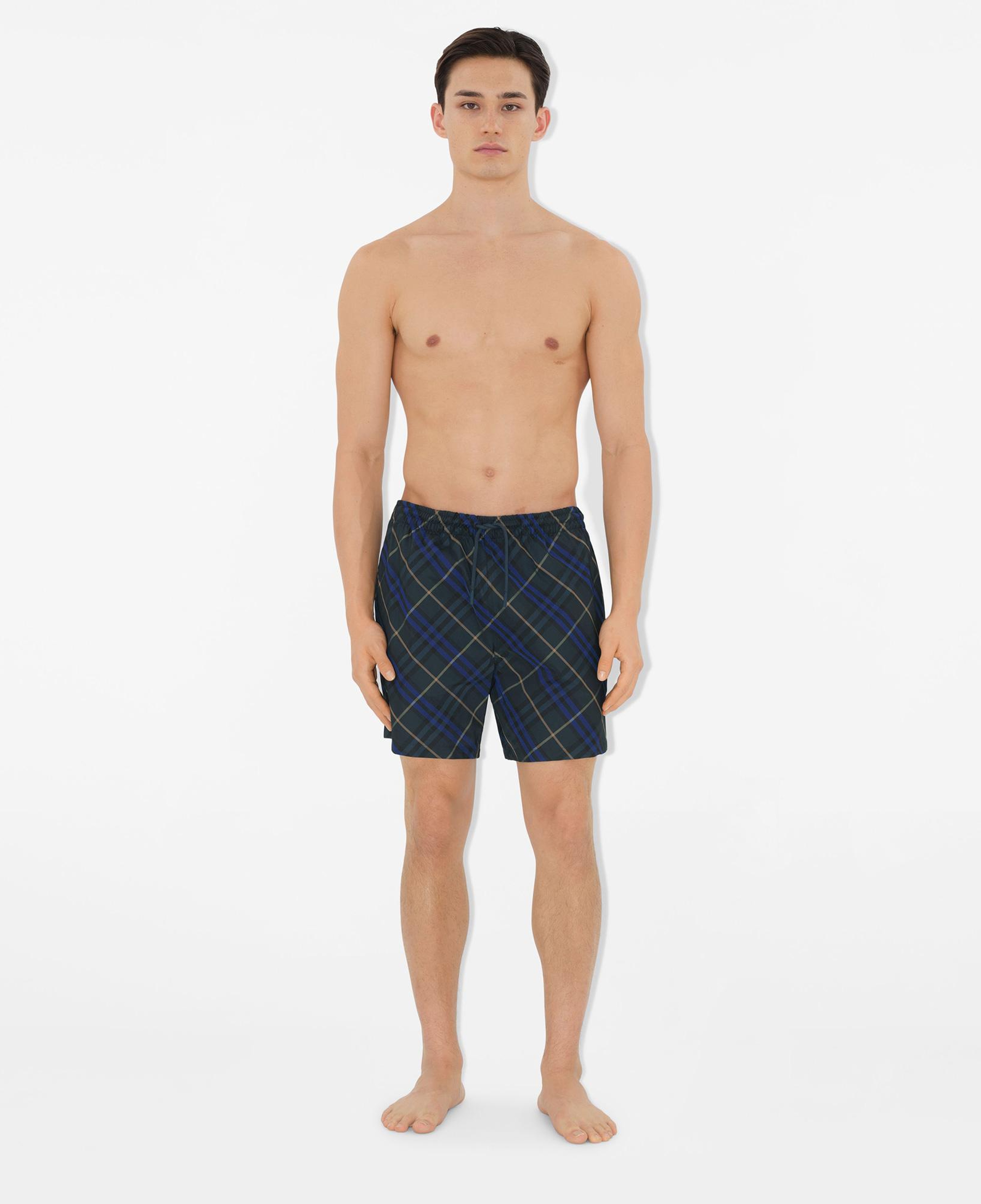 Burberry For Erkek Lacivert Deniz Şortu