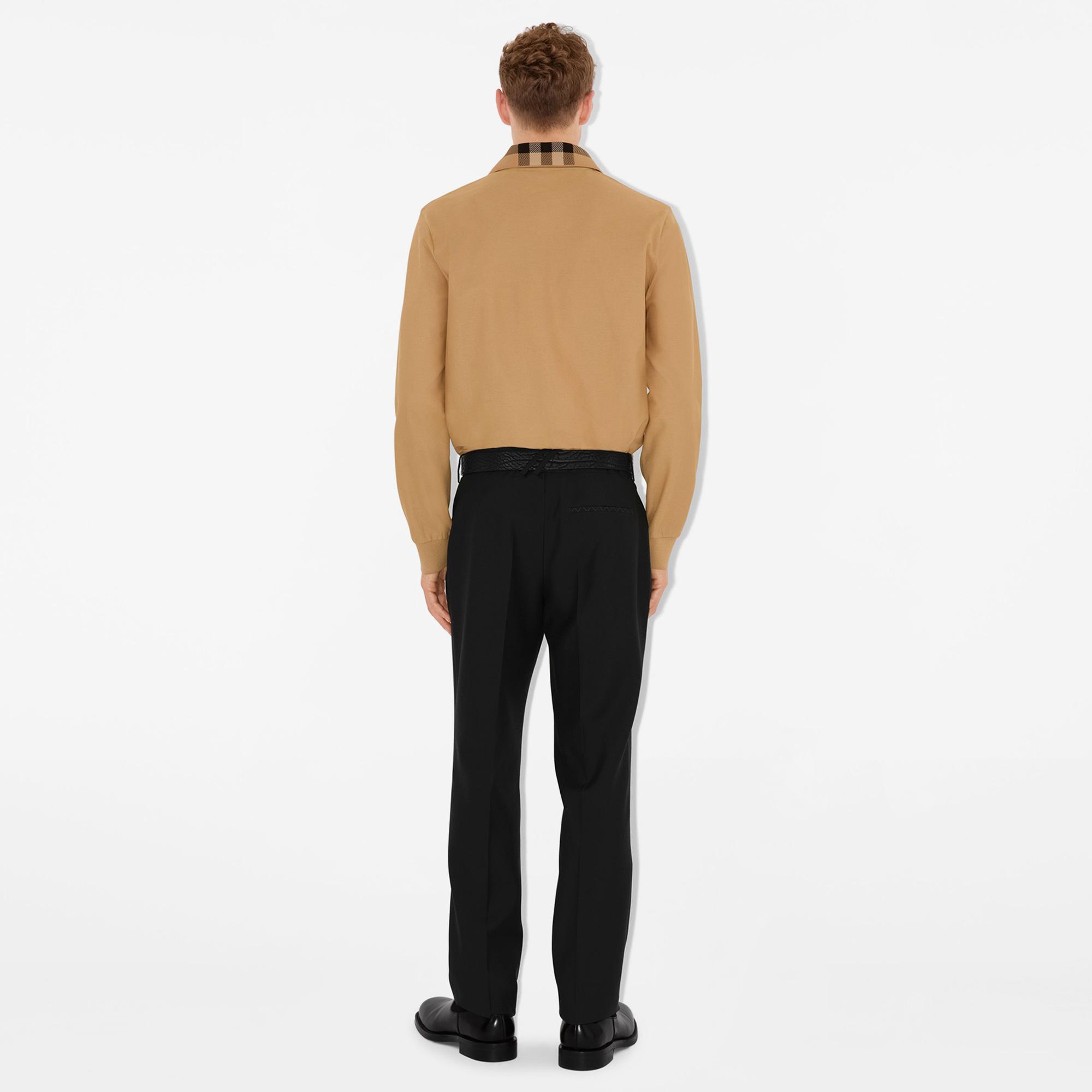 Burberry Pamuklu Erkek Bej Polo