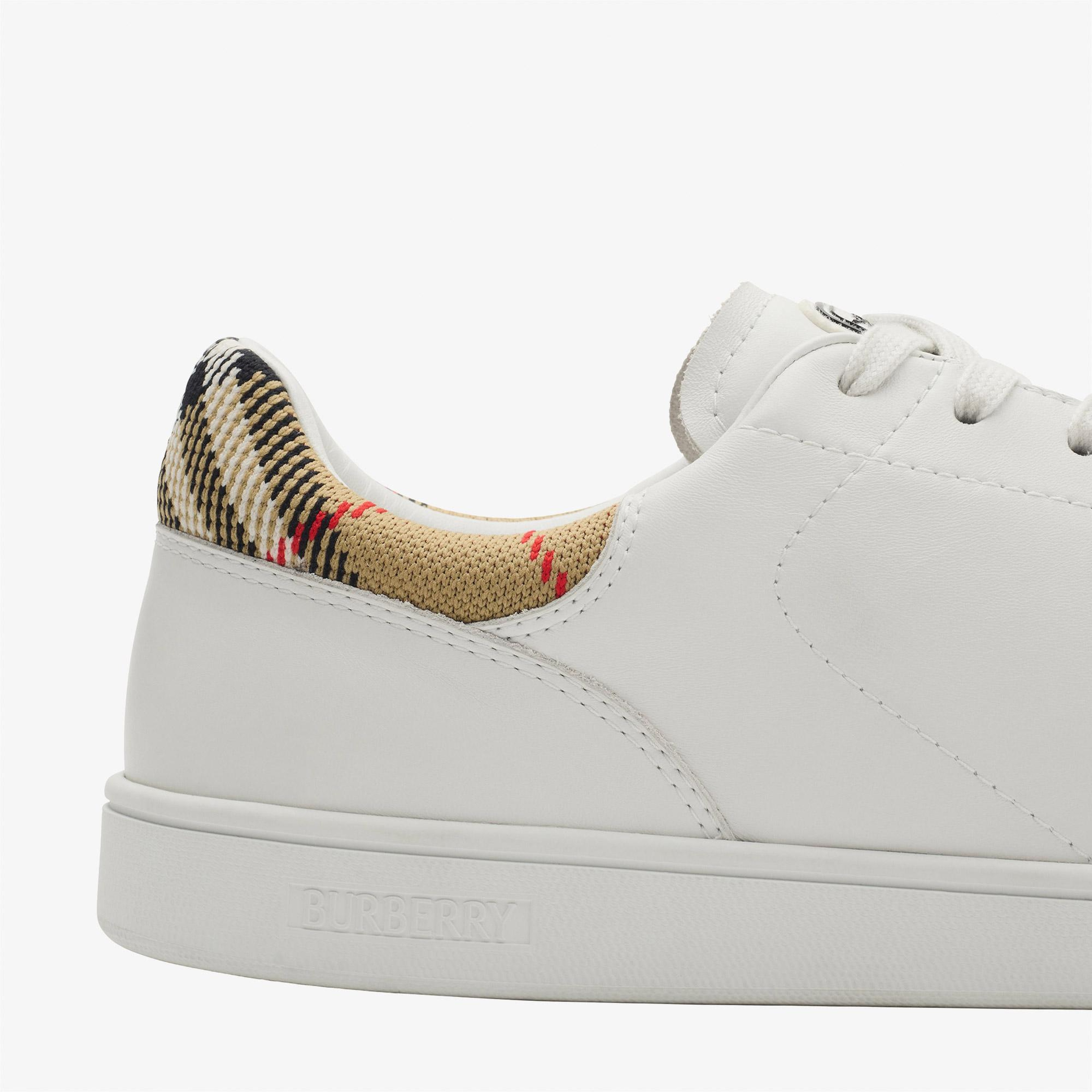 Burberry Set Erkek Beyaz Sneaker