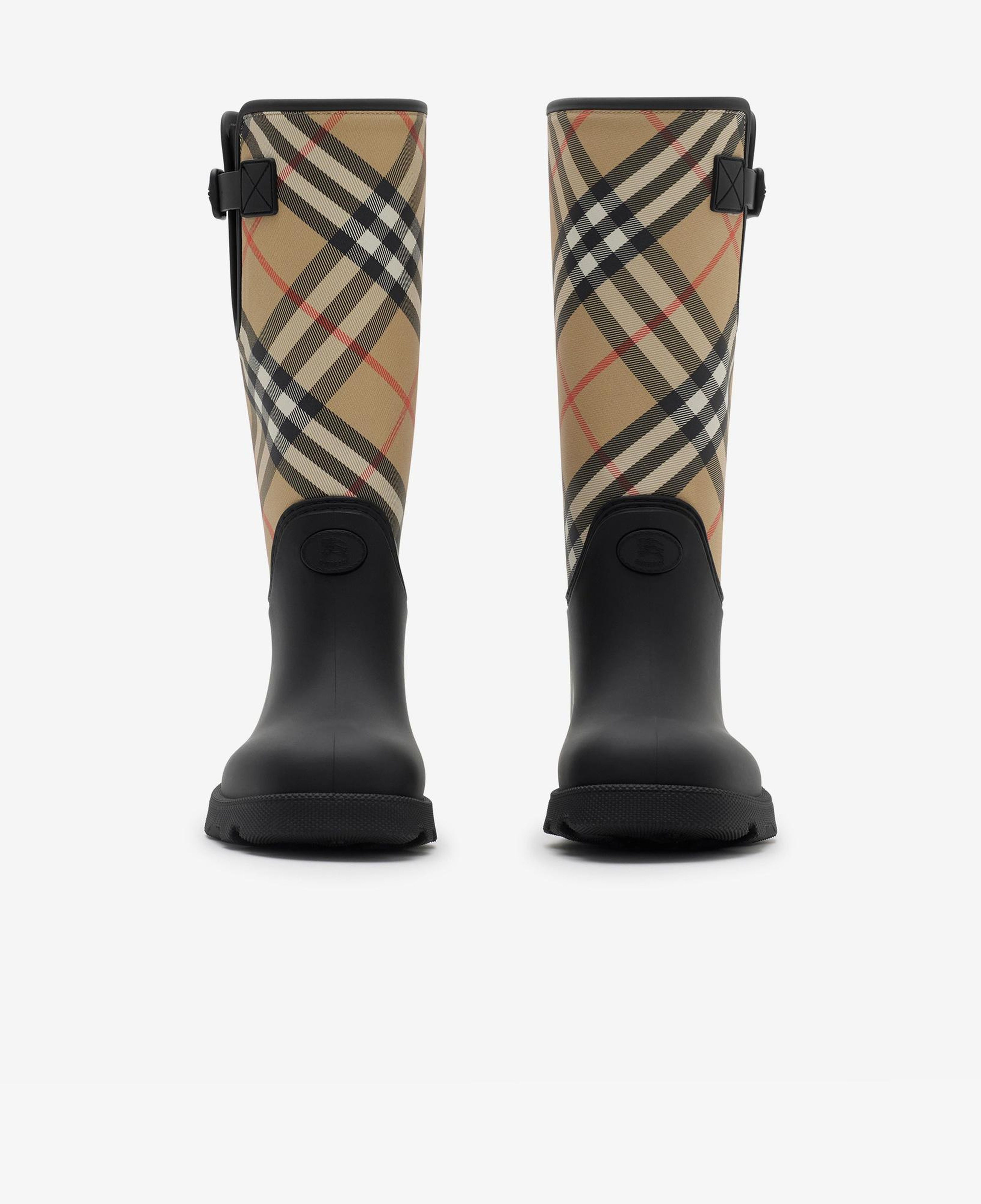 Burberry Rubber Marsh Stamp High Kadın Siyah Çizme