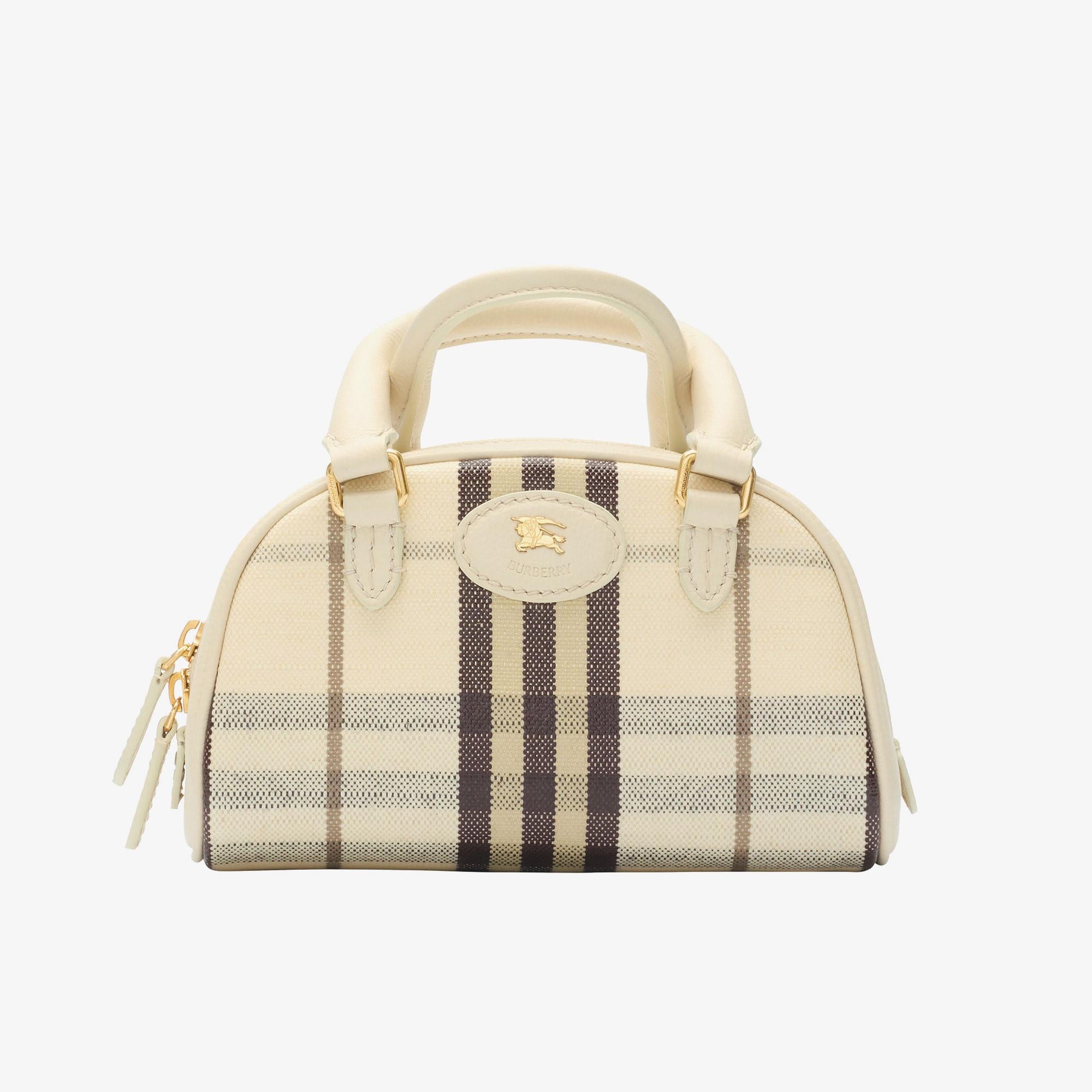 Burberry Hıghlands Bowlıng Kadın Bej El Çantası