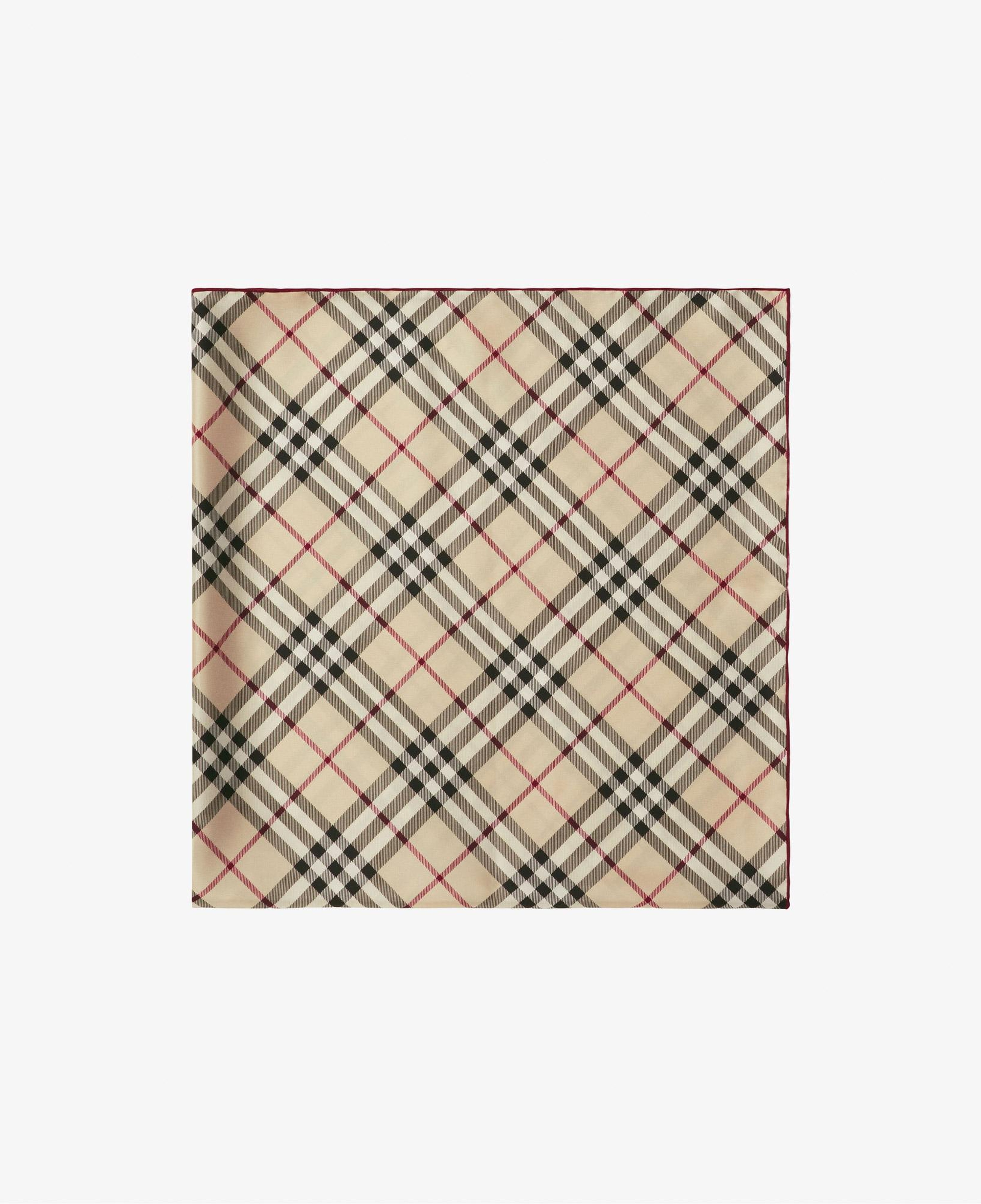 Burberry Check İpek Krem Rengi Kadın Krem Rengi Atkı