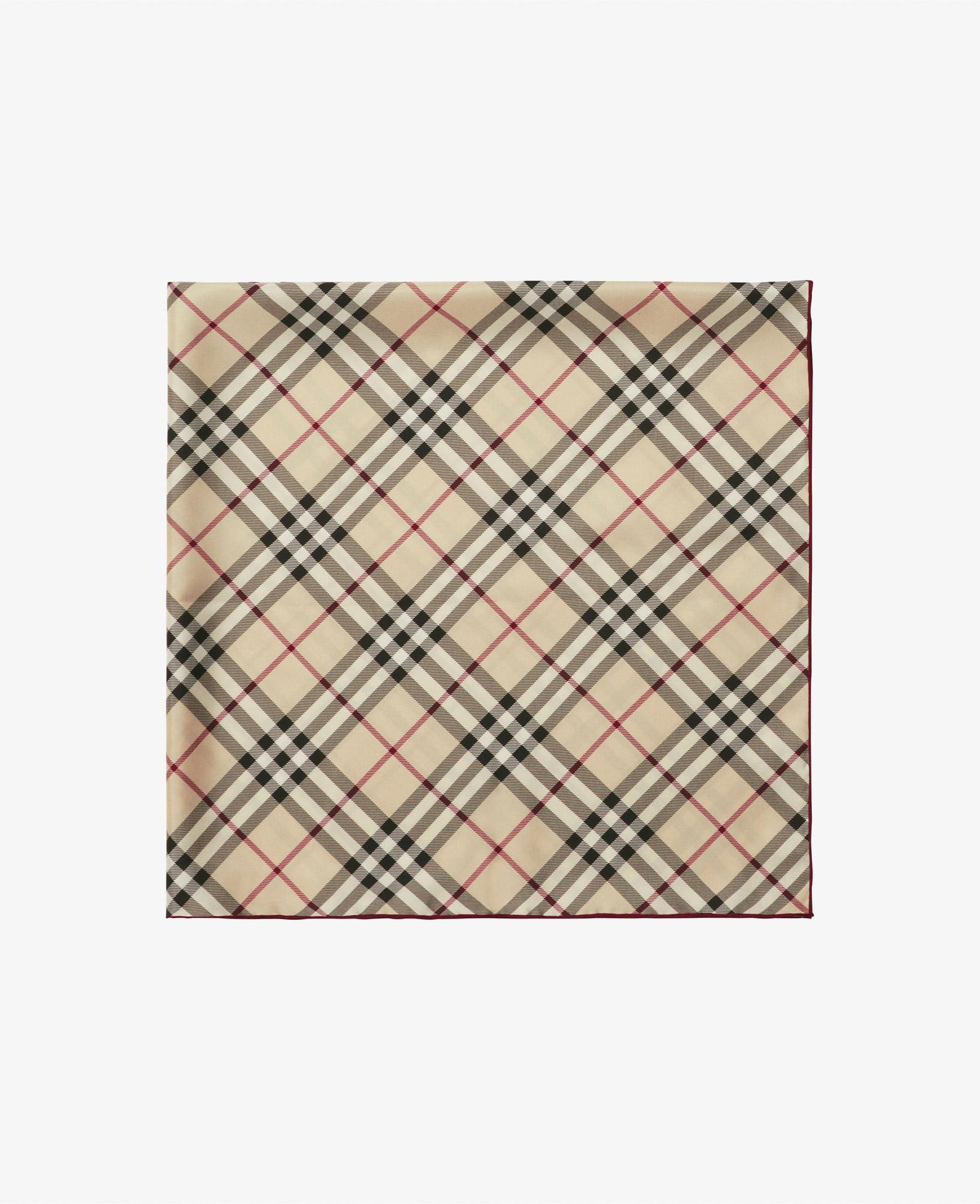 Burberry Check İpek Krem Rengi Kadın Krem Rengi Atkı